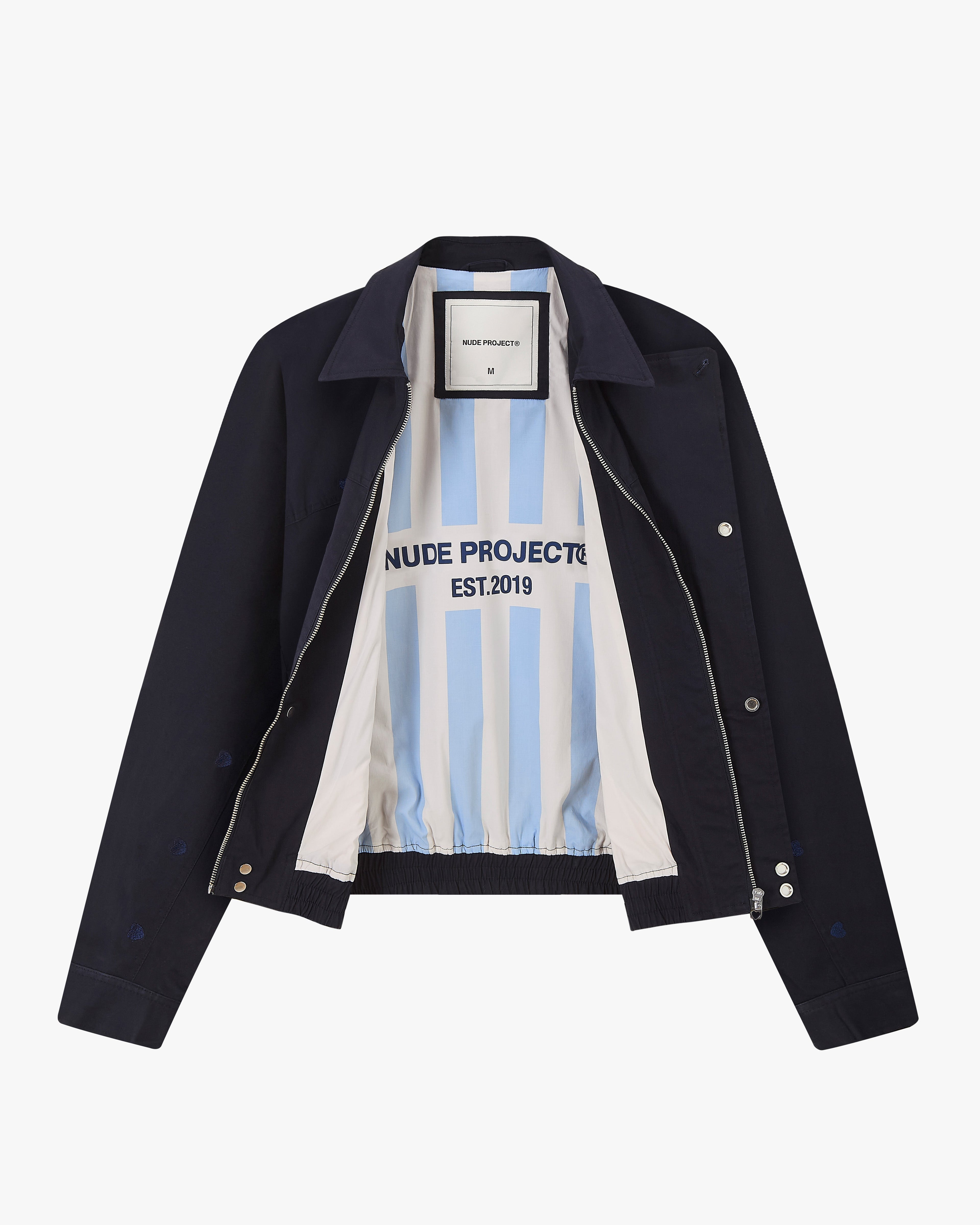 Chaqueta Flap Twill Azul Marino