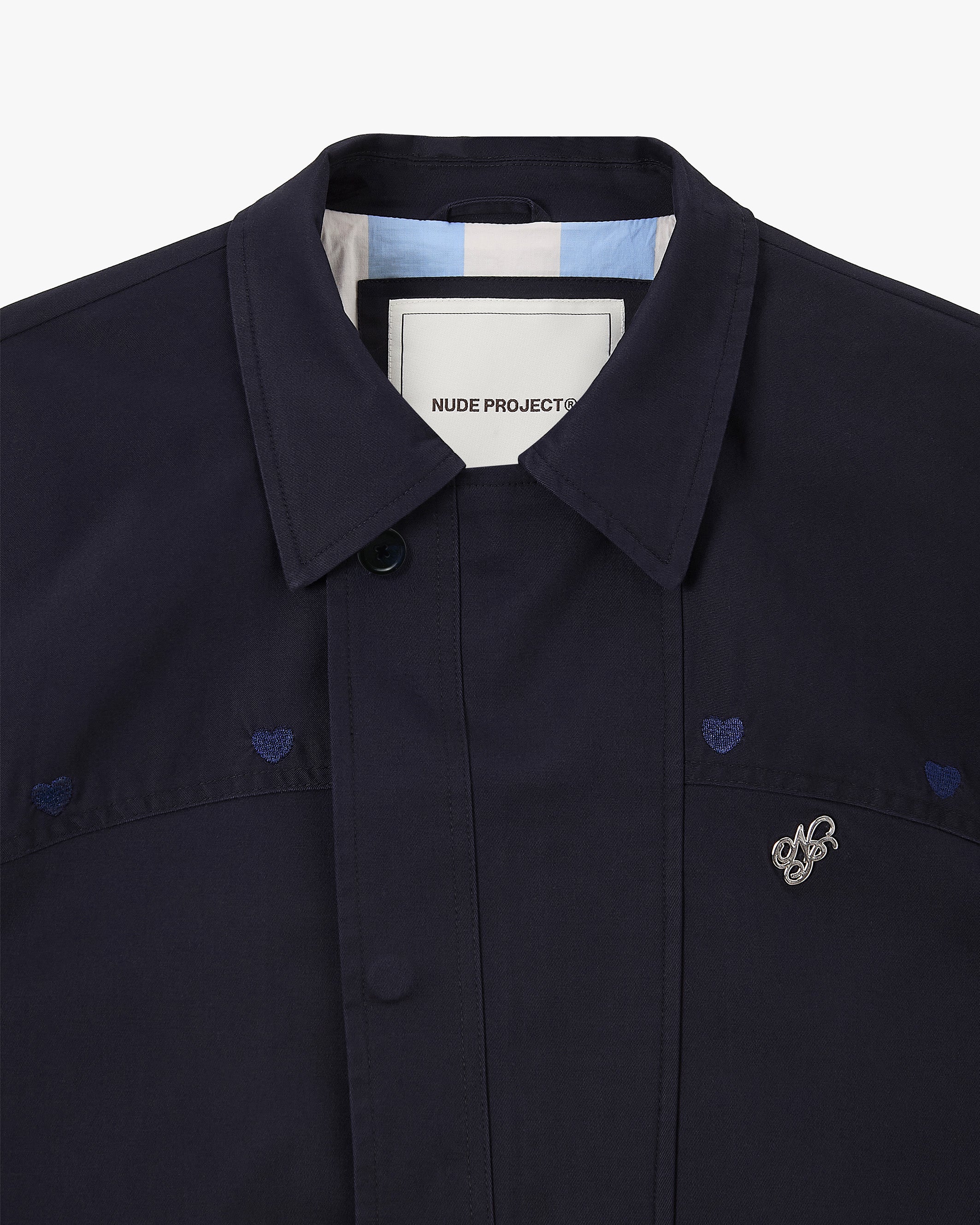 Chaqueta Flap Twill Azul Marino