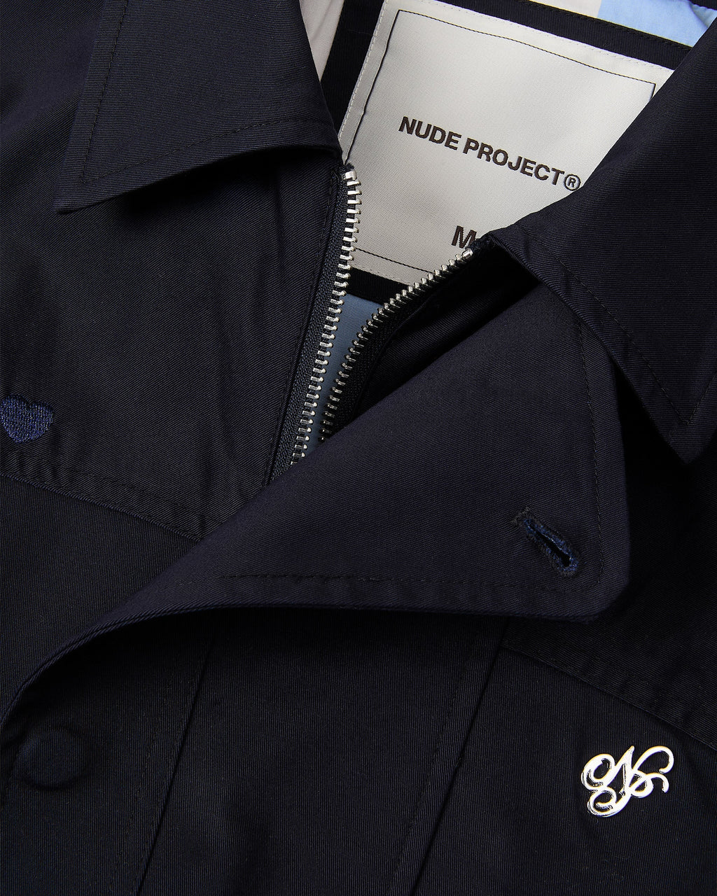 Chaqueta Flap Twill Azul Marino