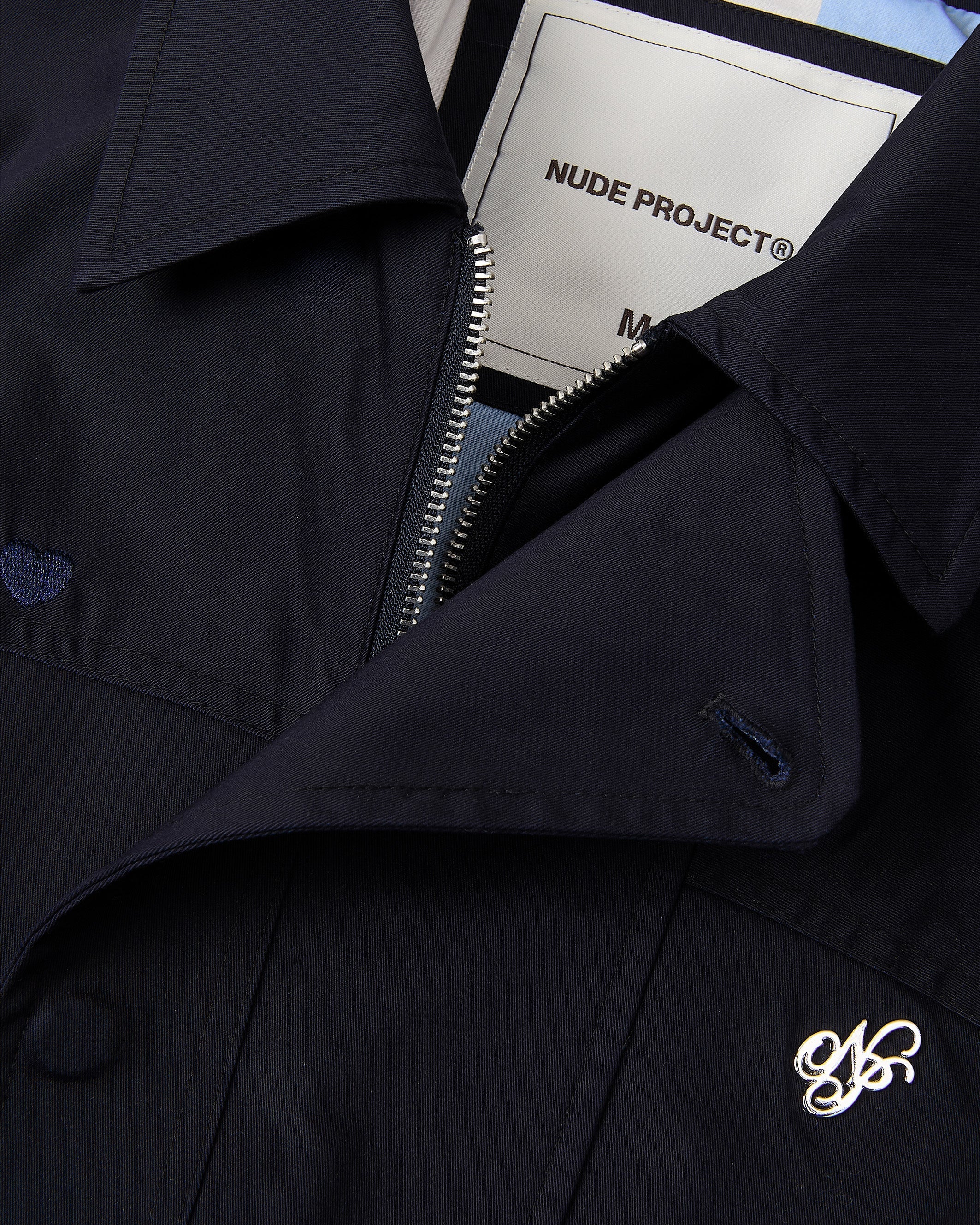 Chaqueta Flap Twill Azul Marino