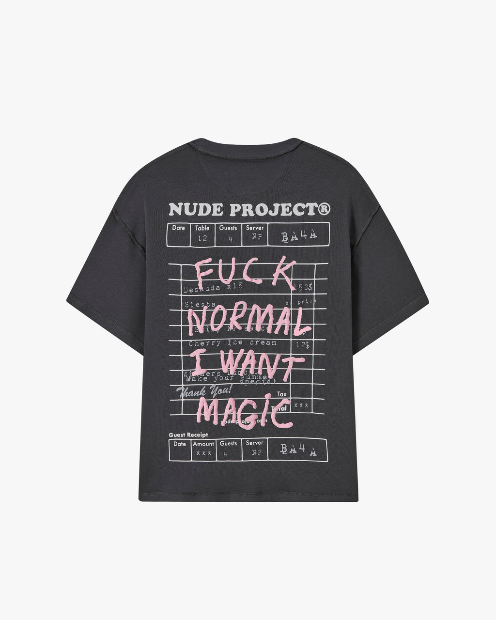 Camiseta Fuck Normal Gris Oscuro