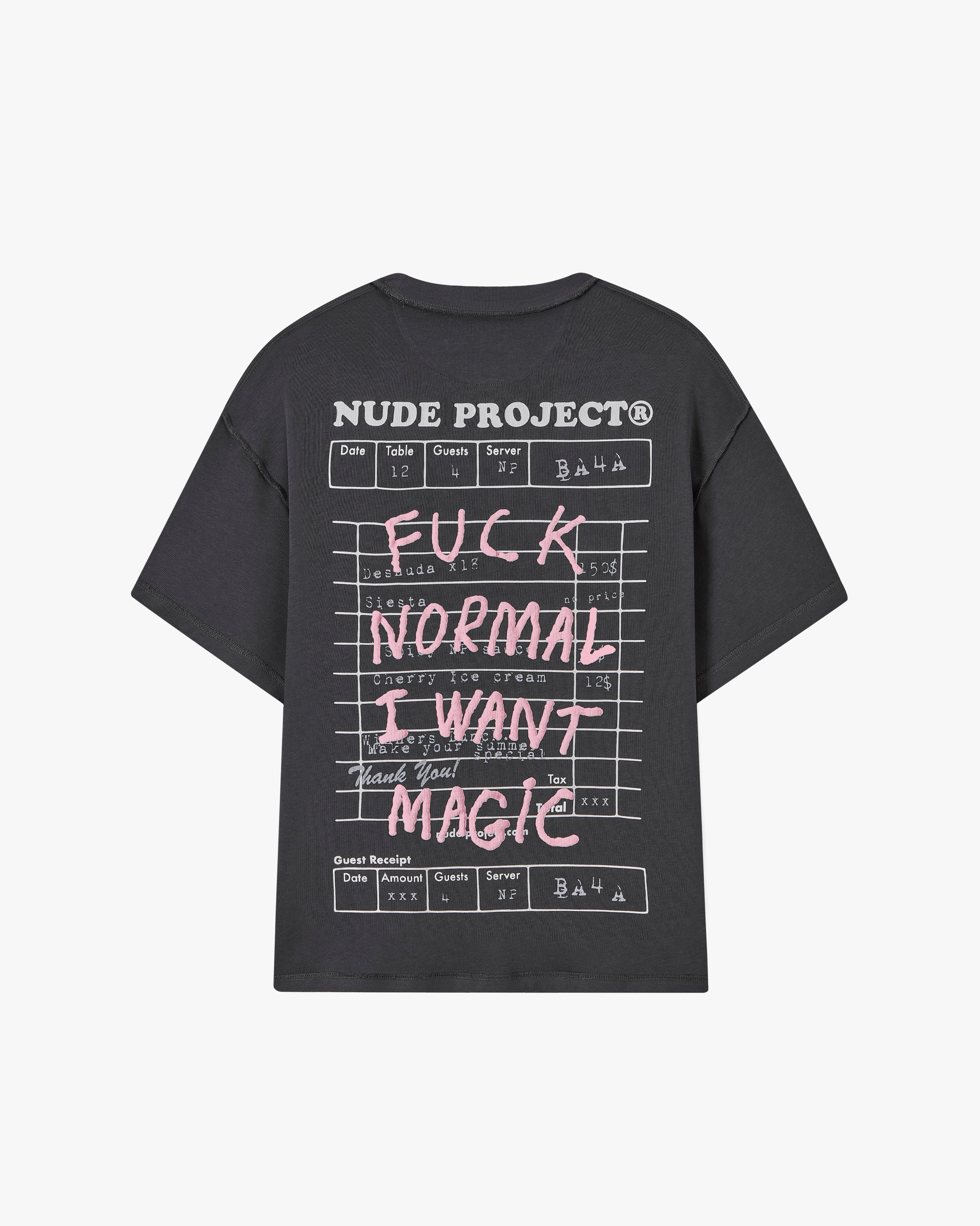 Camiseta Fuck Normal Gris Oscuro