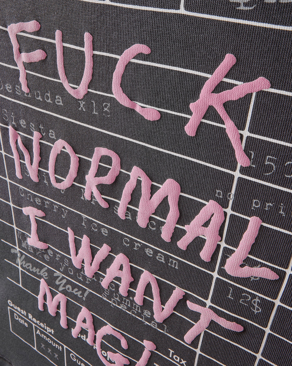 Camiseta Fuck Normal Gris Oscuro