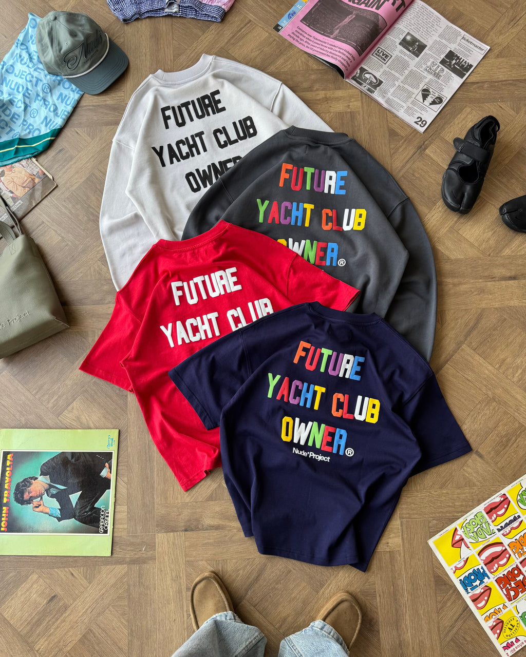 Camiseta Yate Azul Marino