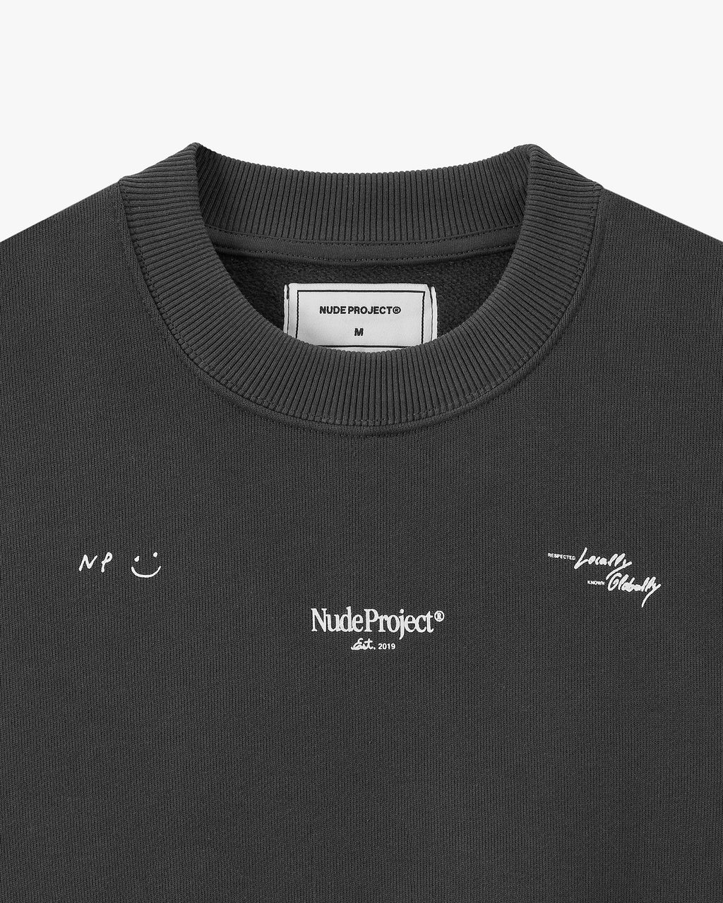 Sudadera Sin Capucha Global Soon Gris Oscuro