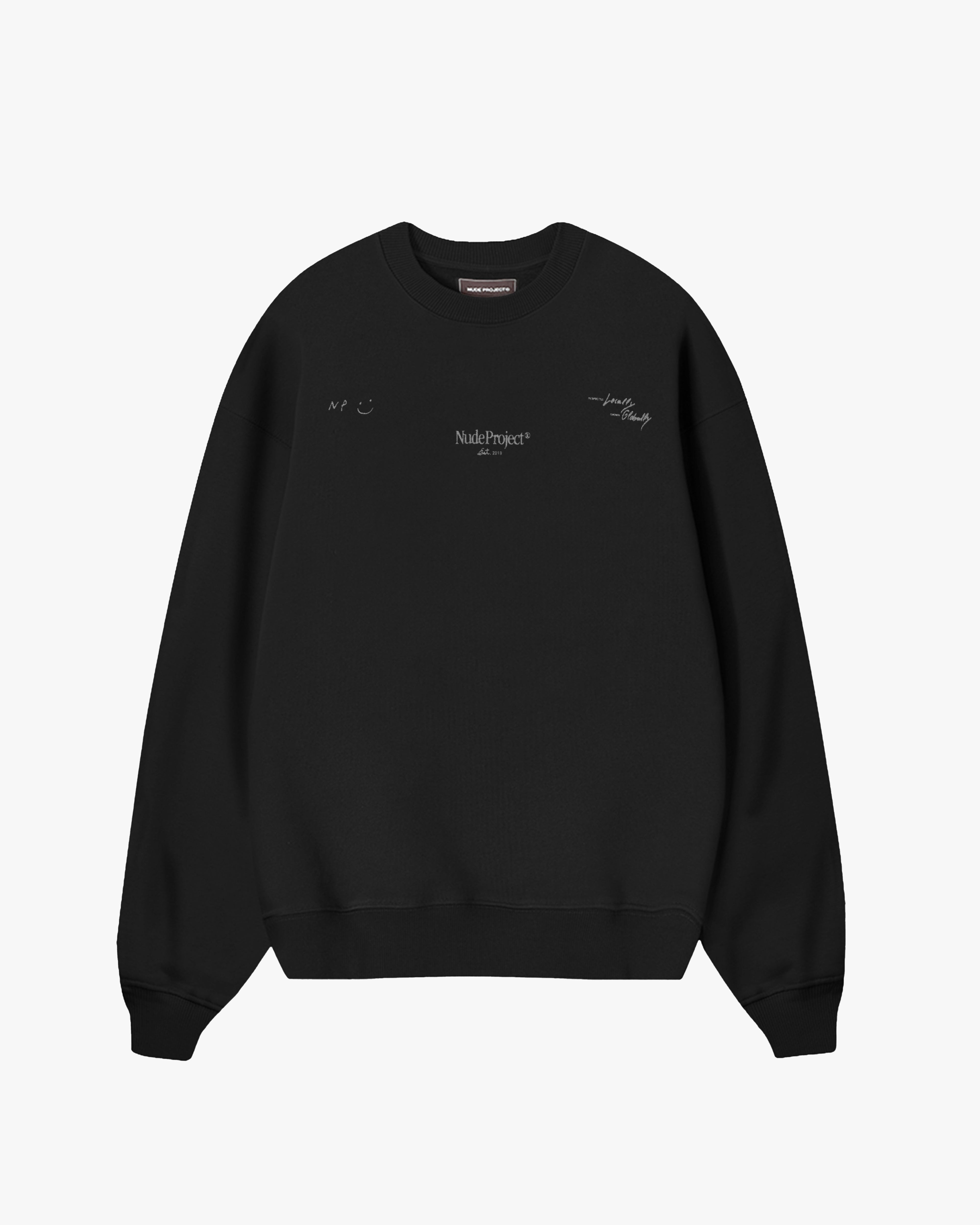 Sudadera Sin Capucha Global Soon Negro