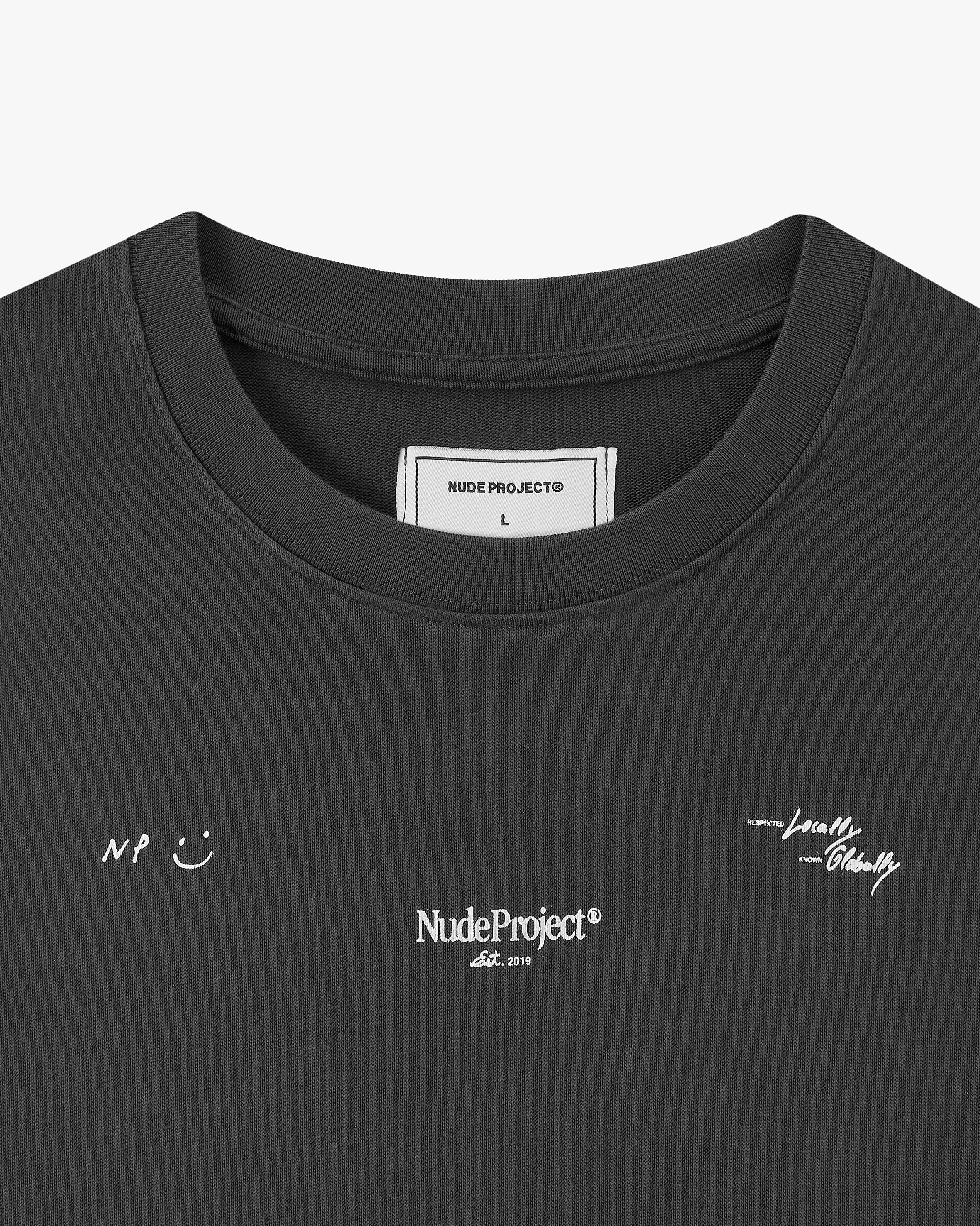 Camiseta Global Soon Gris Oscuro