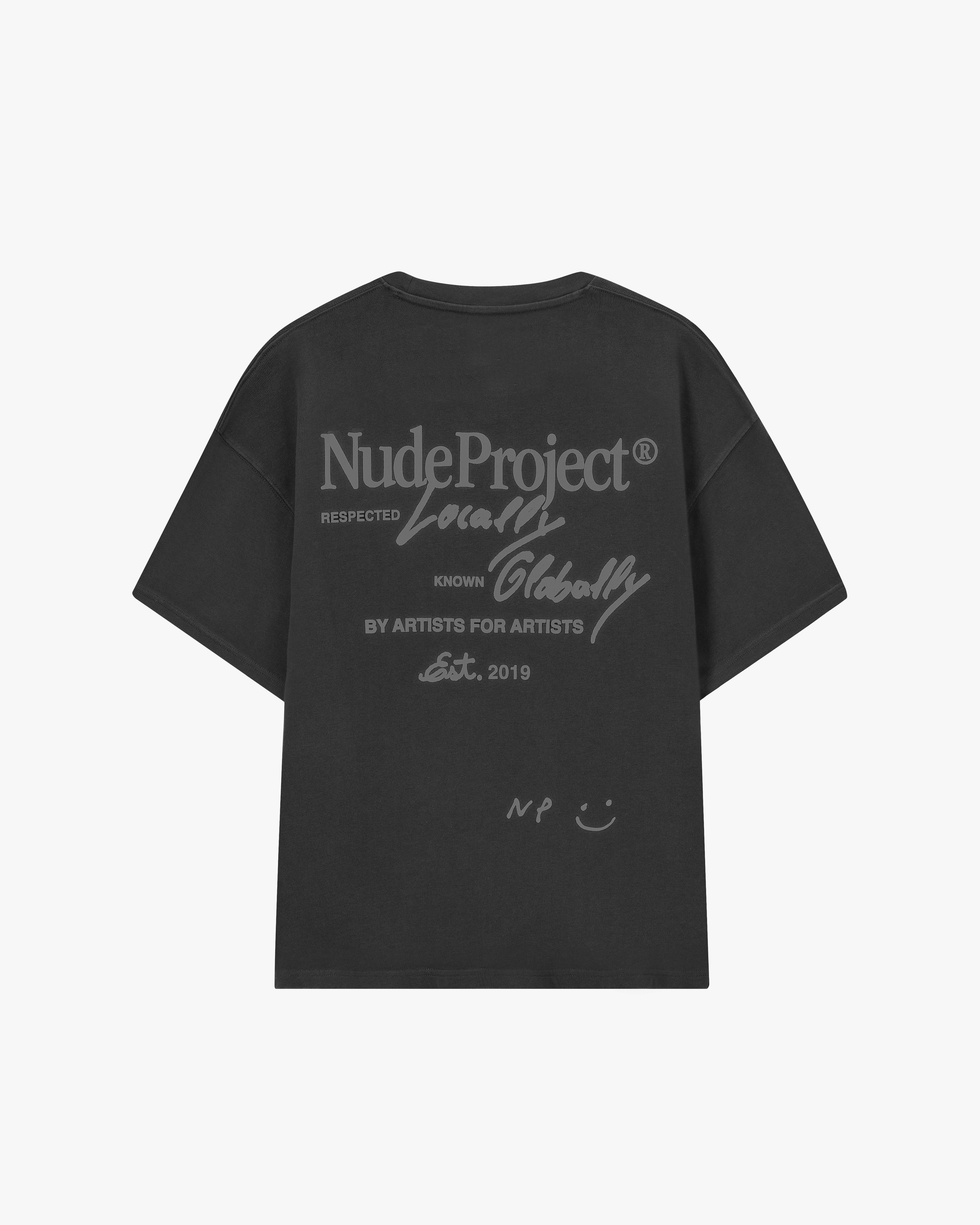 Camiseta Global Soon Gris Oscuro