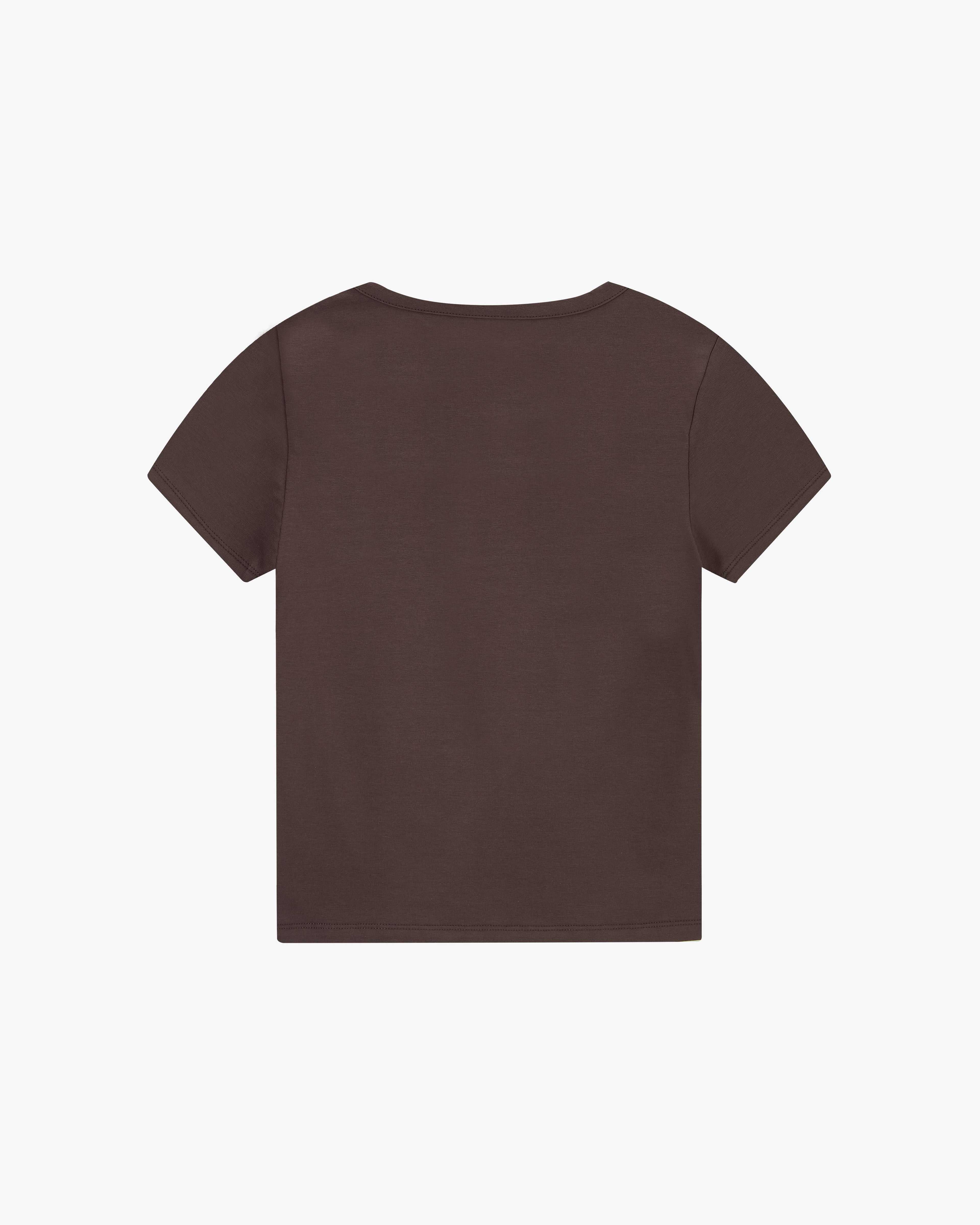 Goals Baby Tee Brown