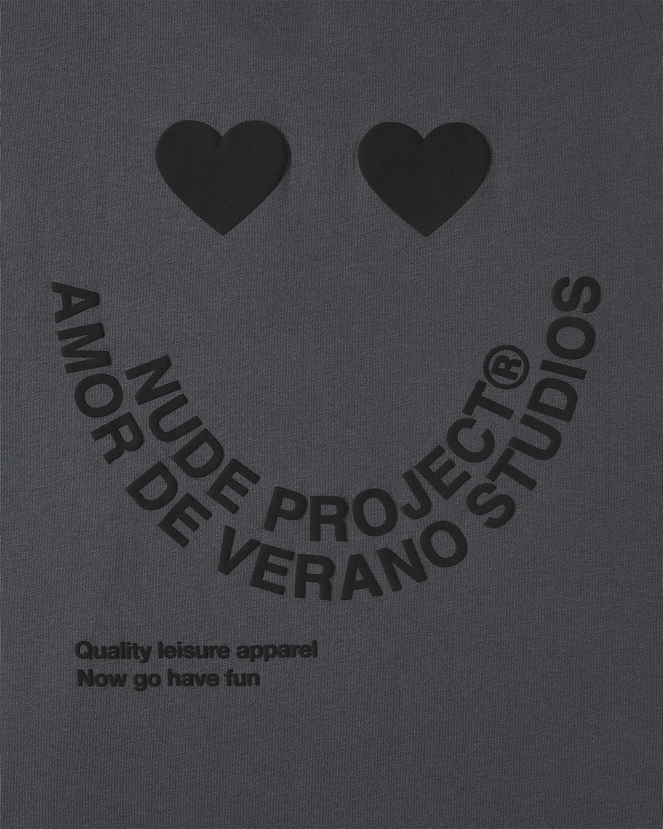 Camiseta Happy Gris Oscuro