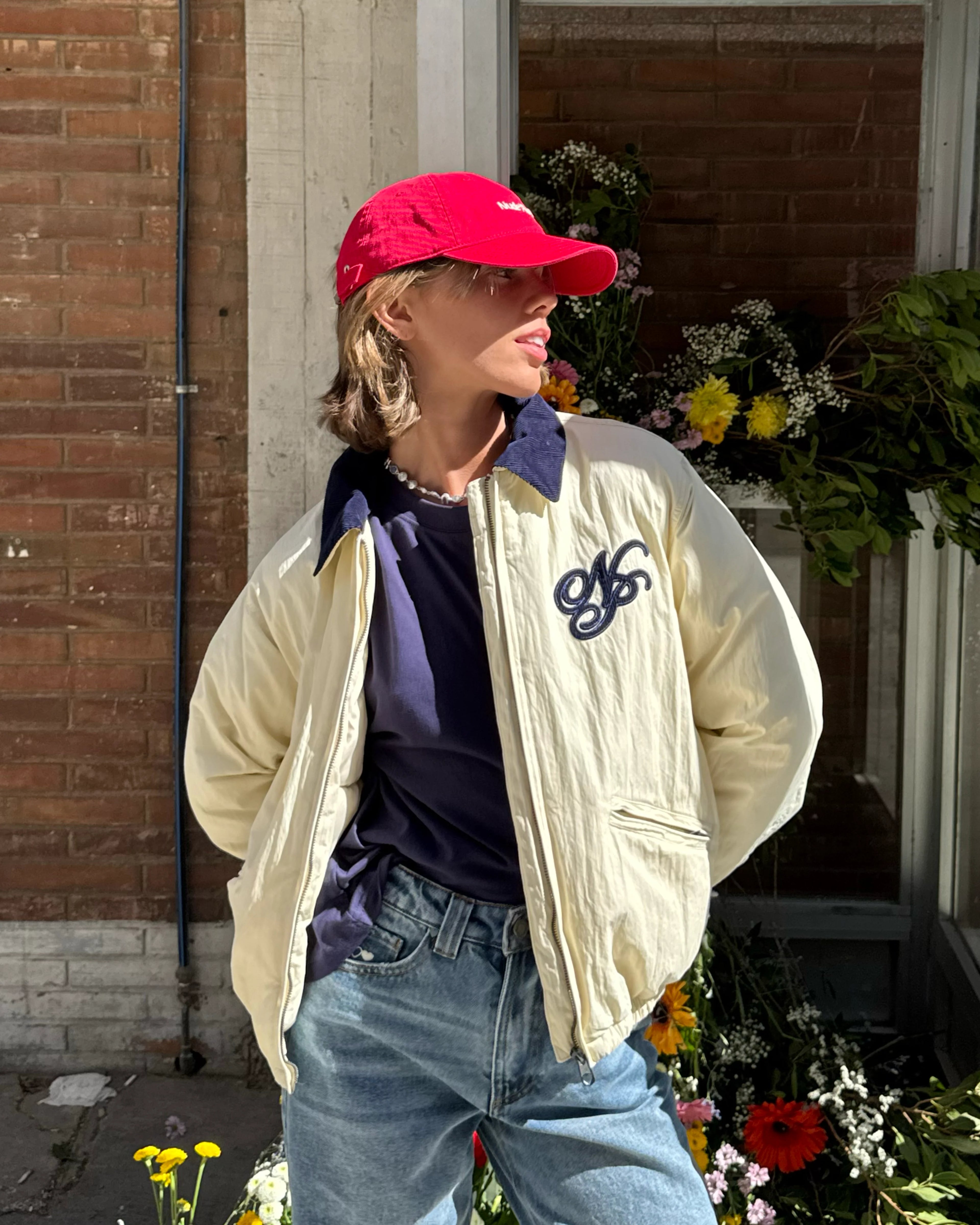 Chaqueta Matencio Blanco Crema