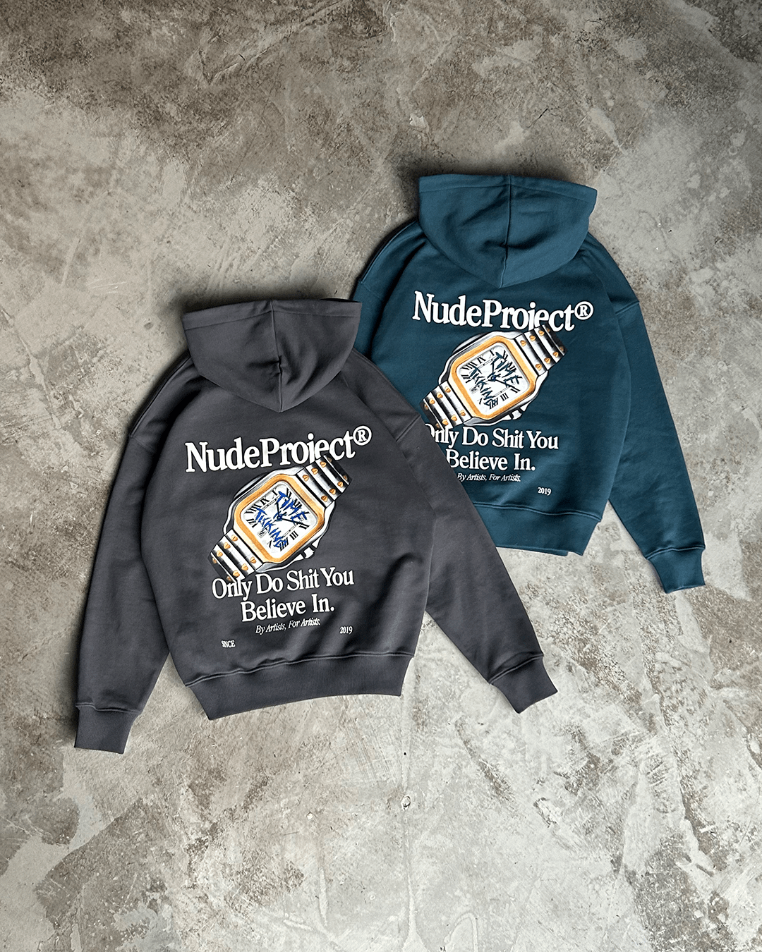 Sudadera Time Gris Oscuro