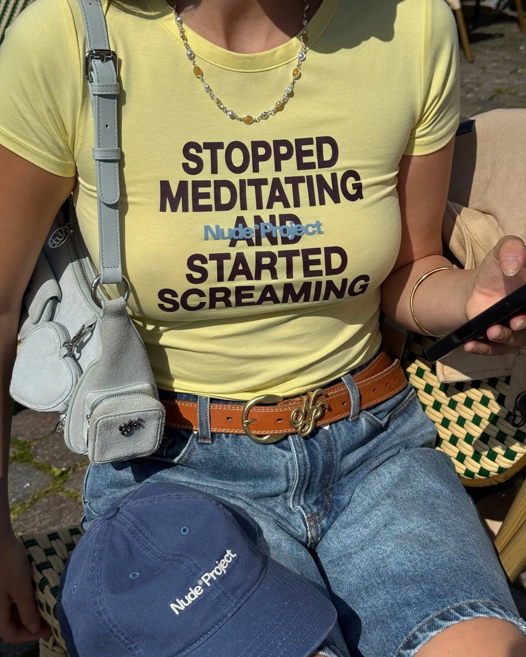 Routine Baby Tee Yellow