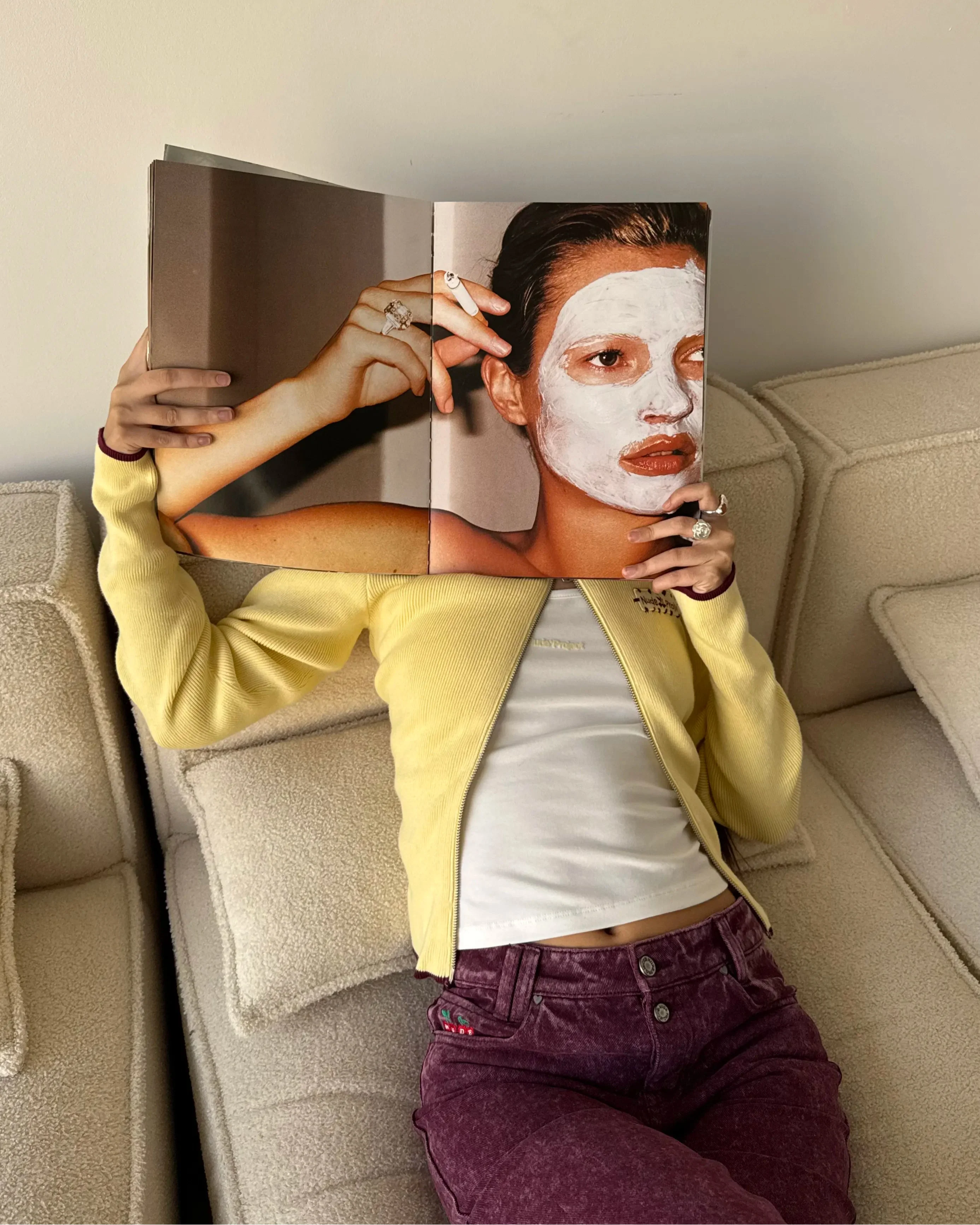 Jersey Con Cremallera Kiddo Amarillo