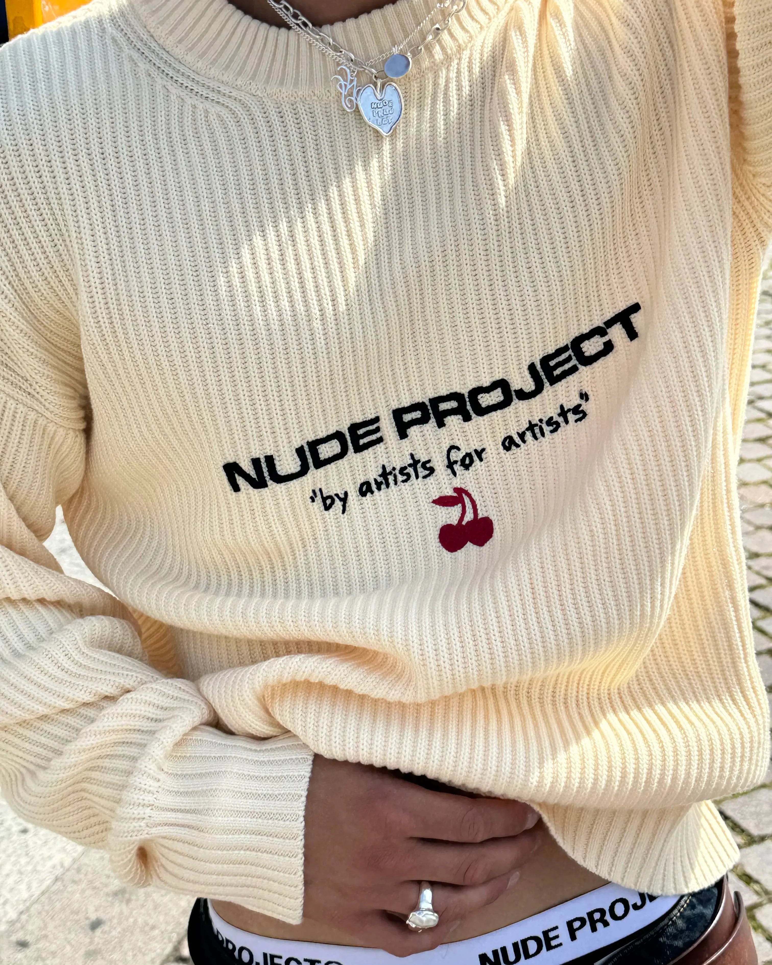 Jersey Wavy Blanco Crema