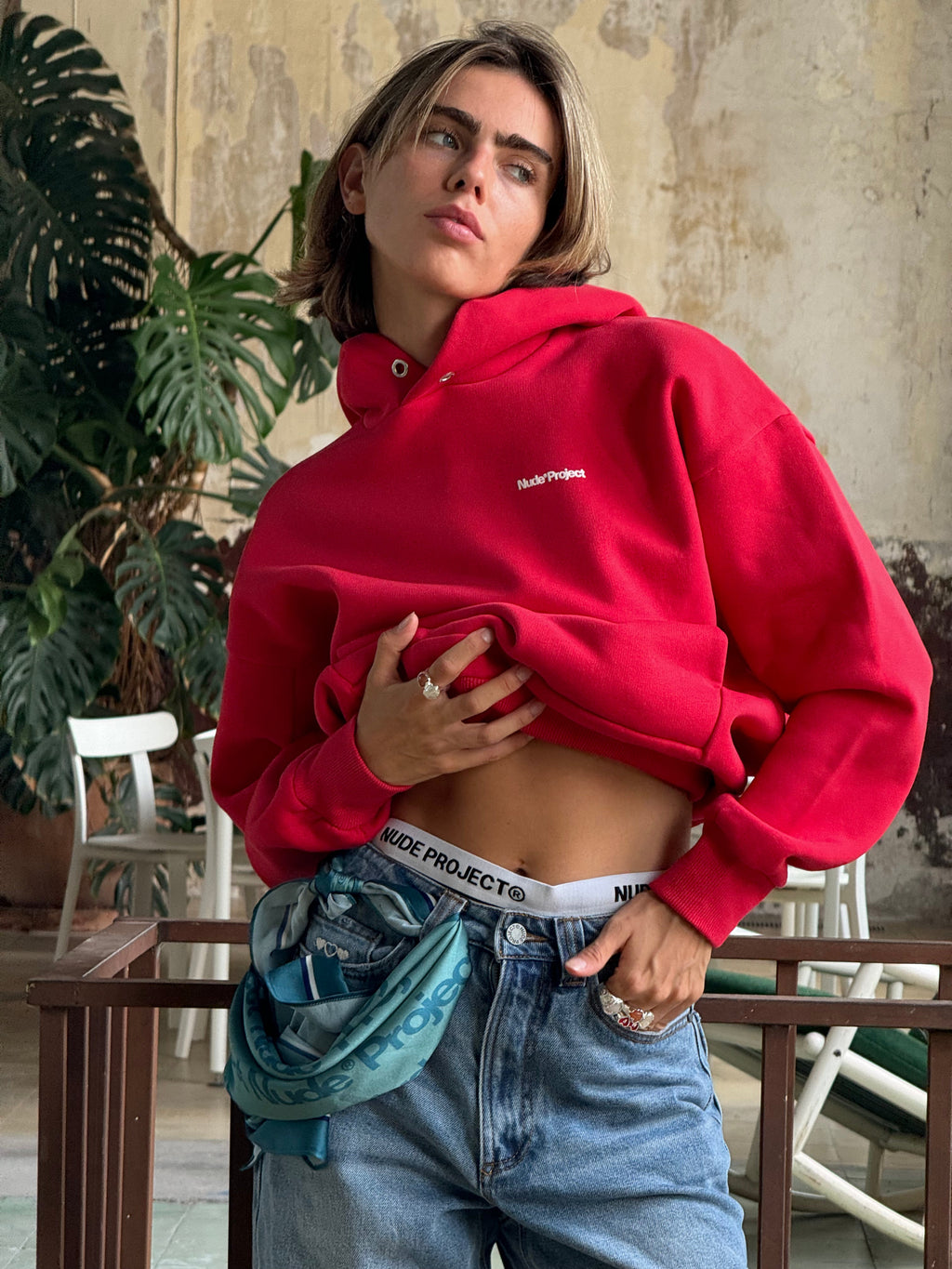 Sudadera Origins Rojo