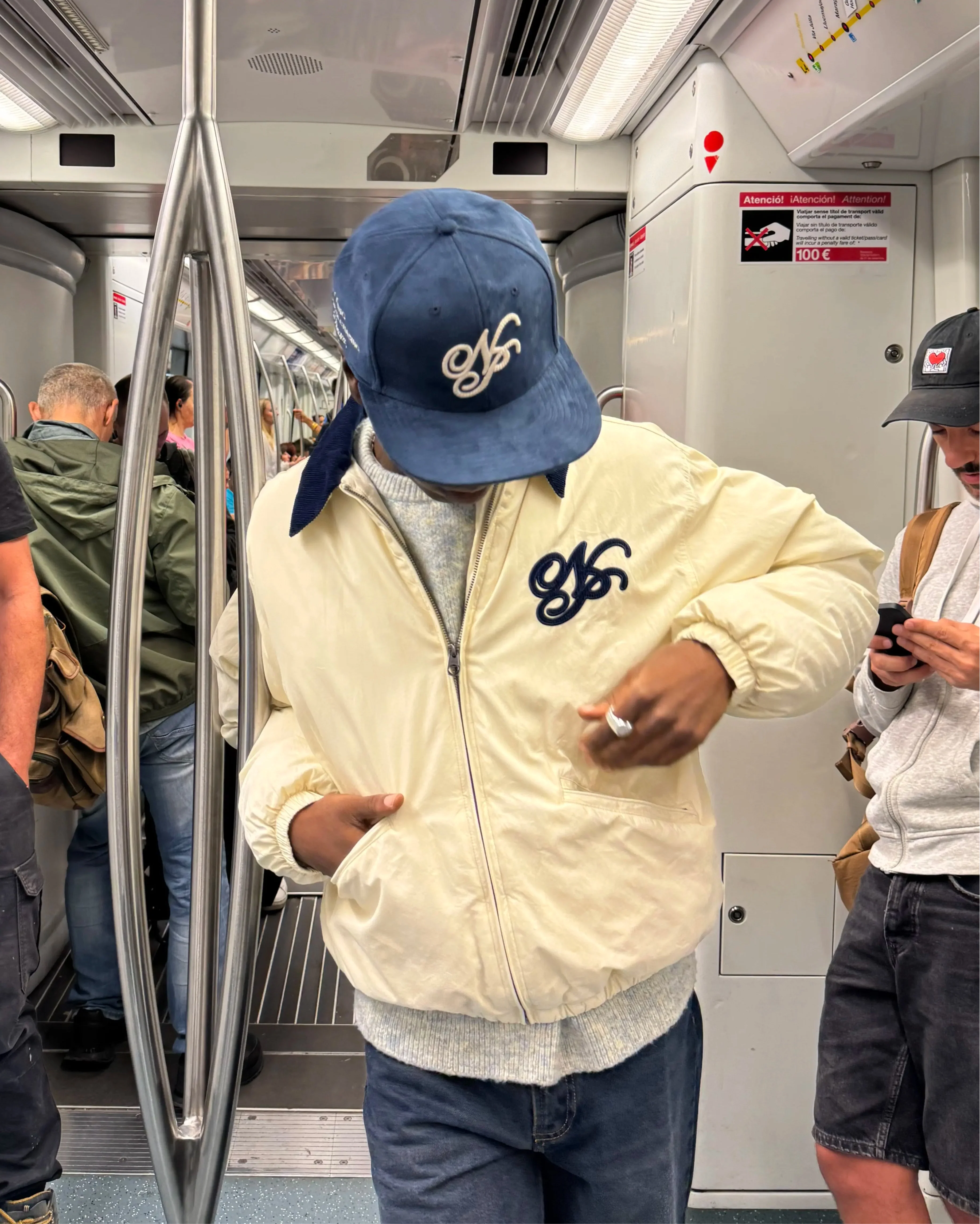 Chaqueta Matencio Blanco Crema