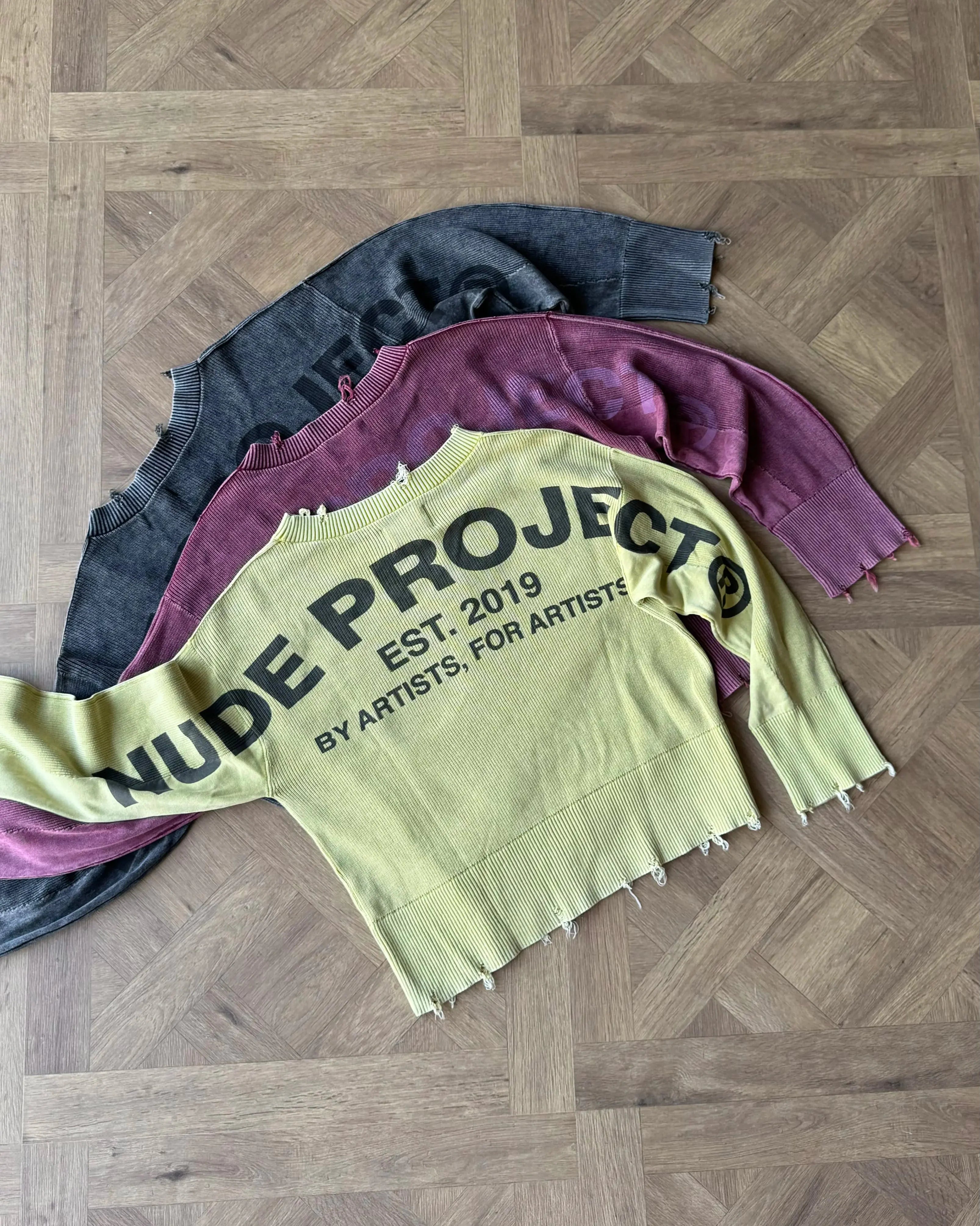 Perfect Cropped Knit Sweater Burgundy