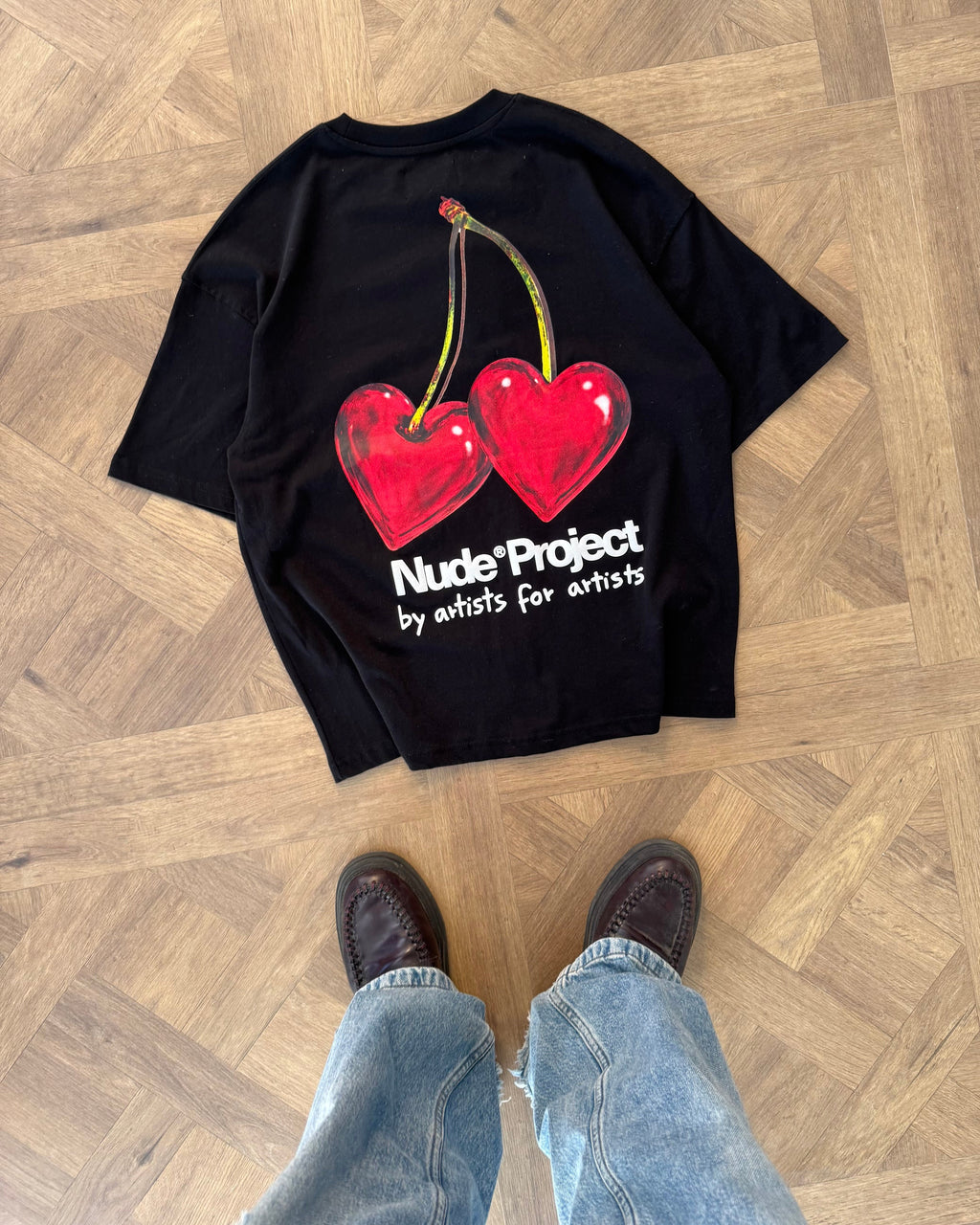 Camiseta Juicy Cherry Negra