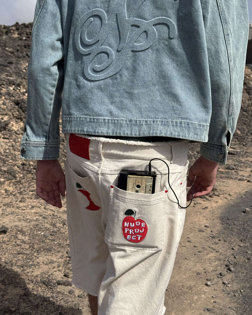 Pantalón Corto Apple Crew Denim Raw