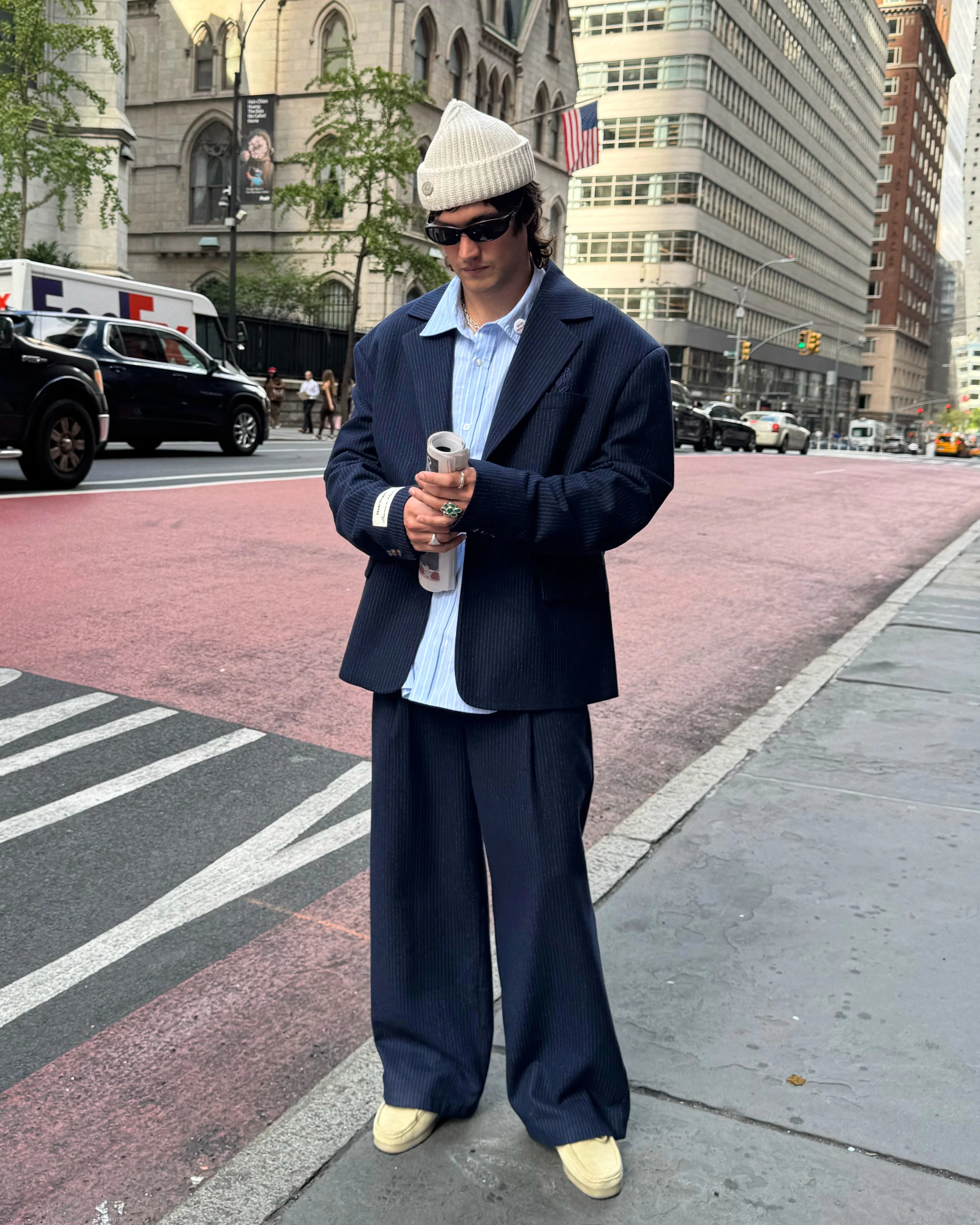 Pantalón Tailoring Alcalde Azul Marino