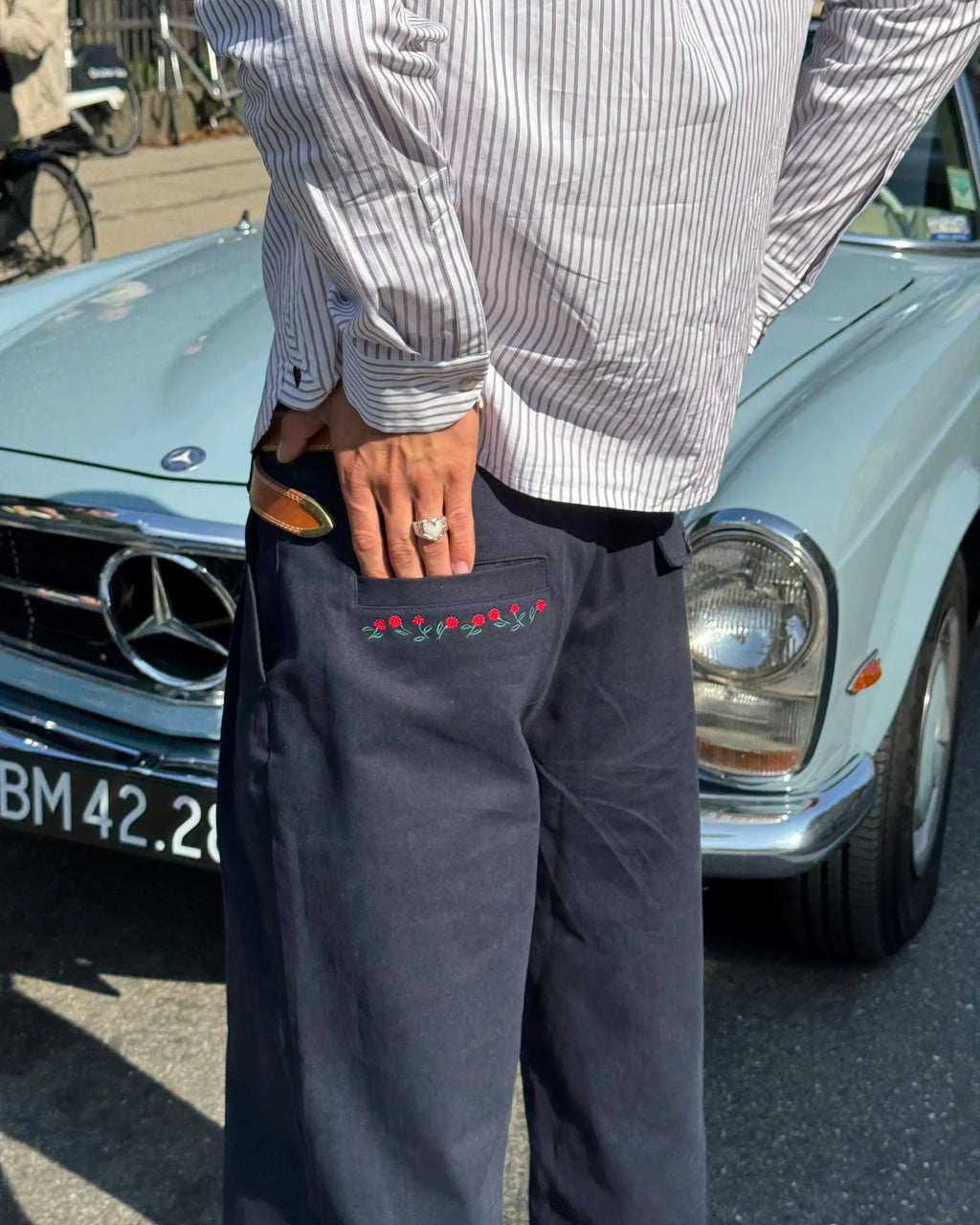 Pantalón Chino Vinyl Azul Marino