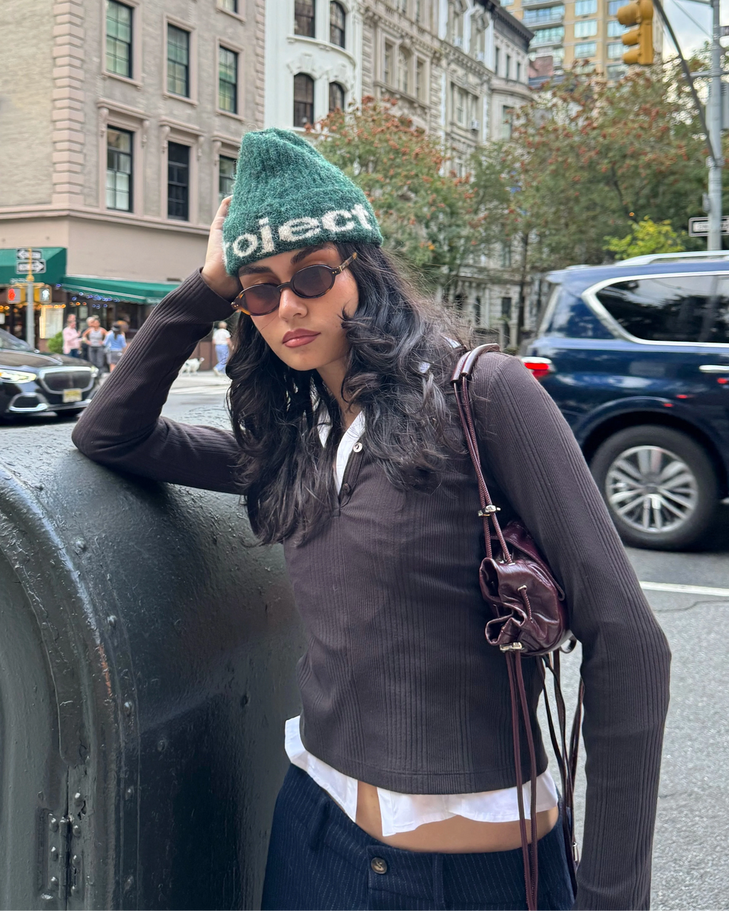 Camiseta Manga Larga Biz Marrón