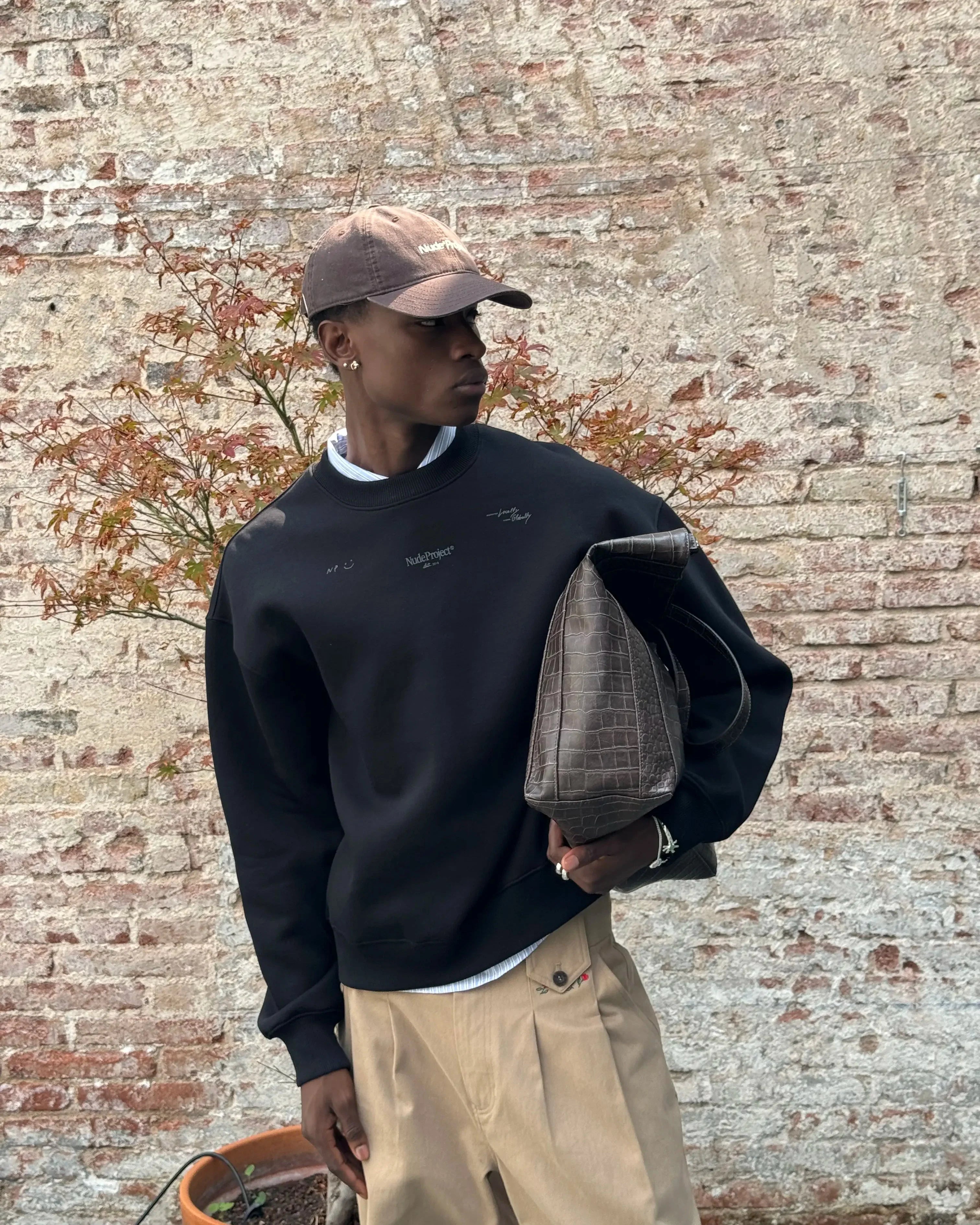 Sudadera Sin Capucha Global Soon Negro