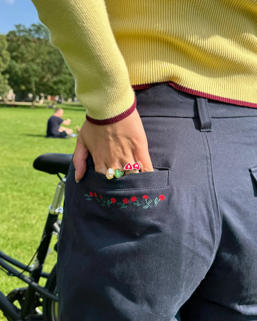 Pantalón Chino Vinyl Azul Marino