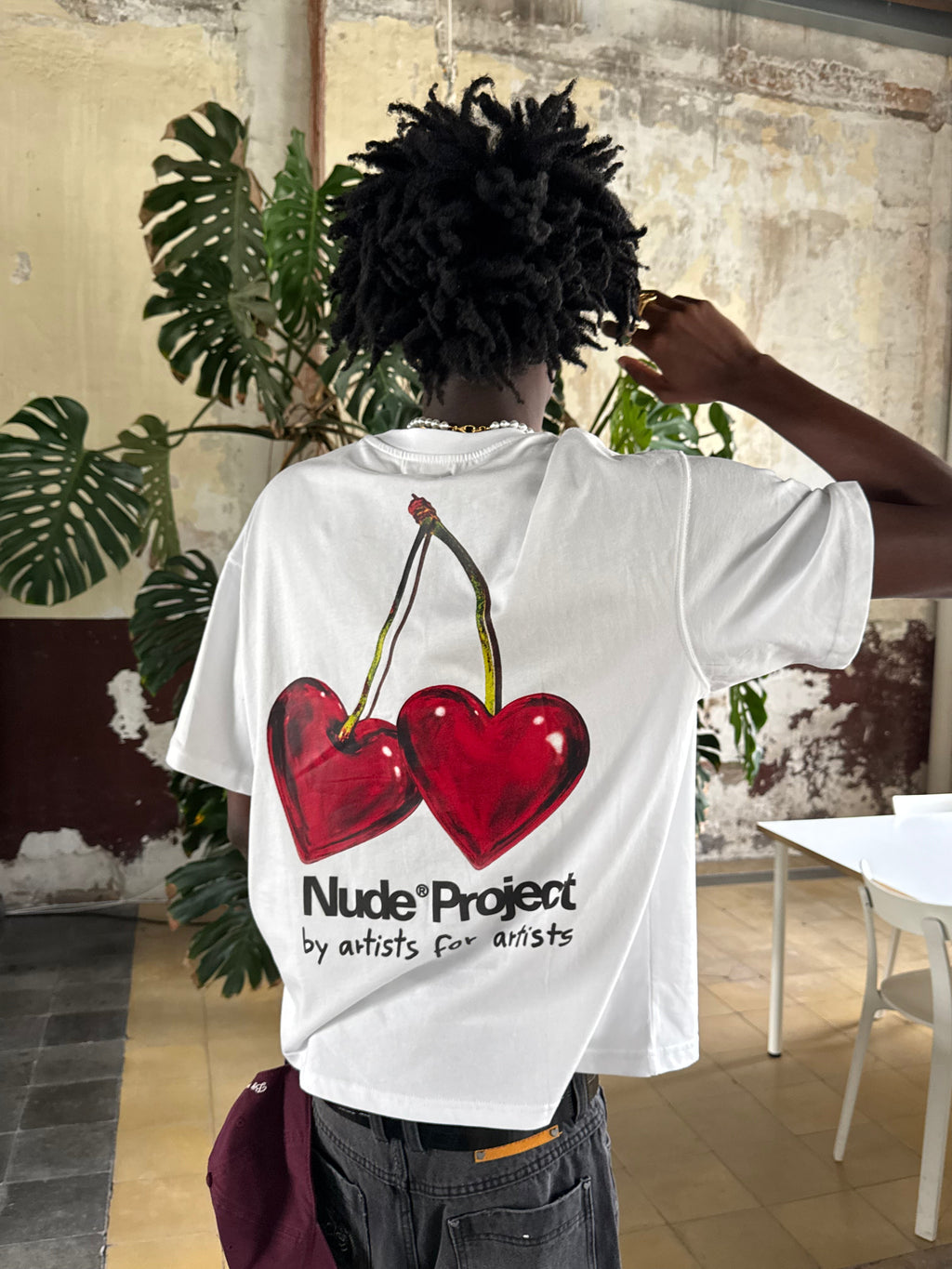 Camiseta Juicy Cherry Blanca