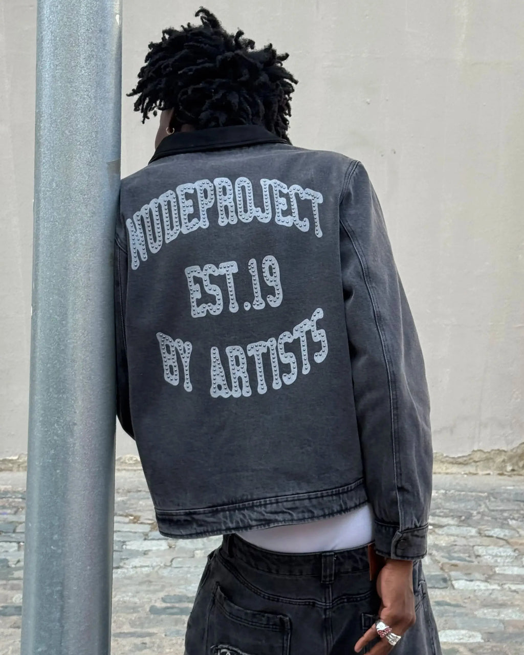 Trucker Denim Jacket Black