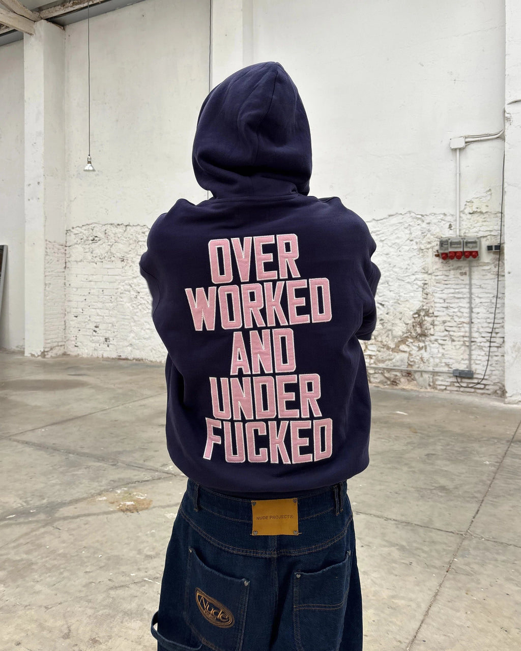 OWUF Hoodie Navy