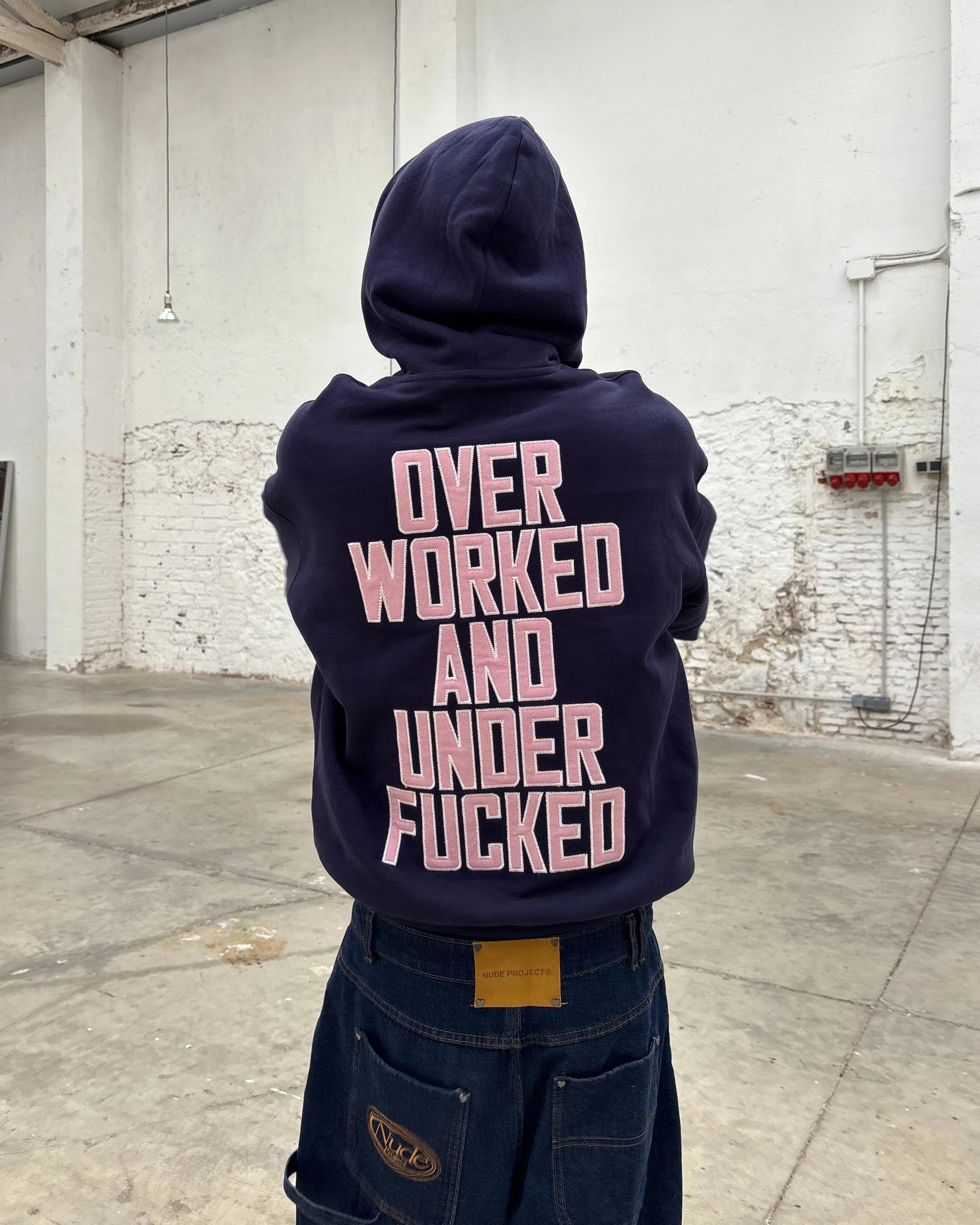 OWUF Hoodie Navy