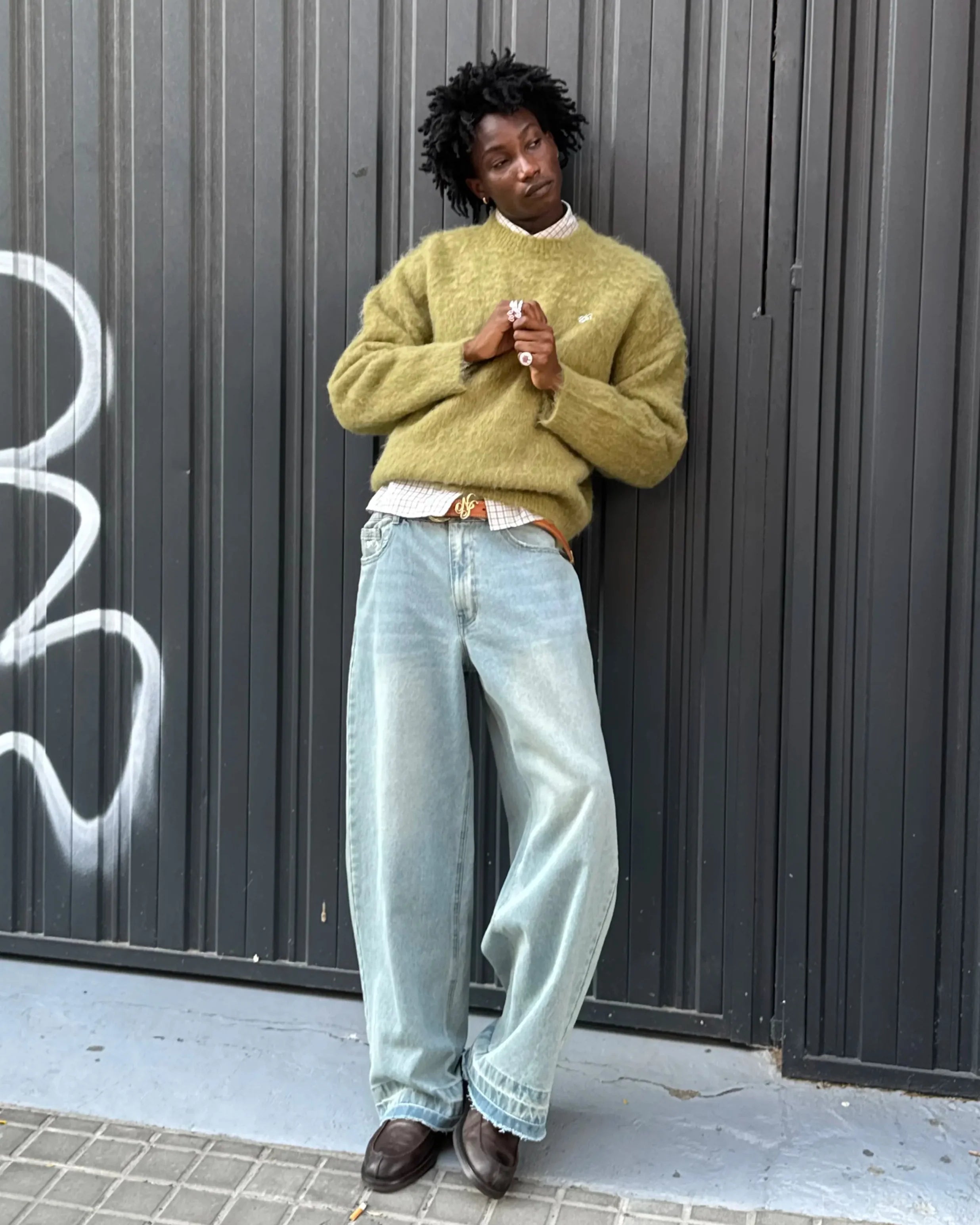 Pantalón Baggy Light Wash Old