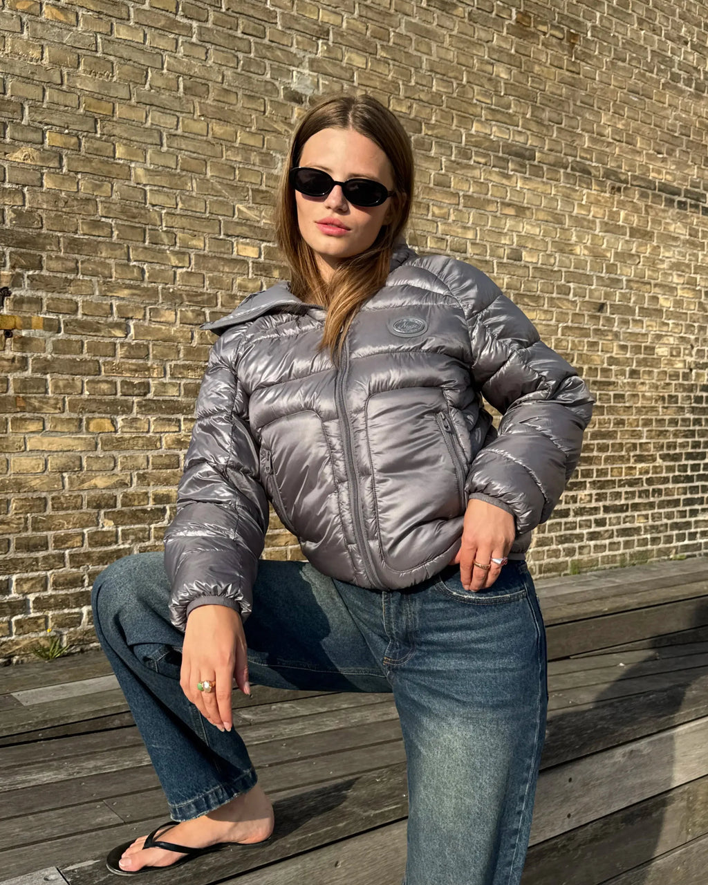 Iconic Puffer Jacket Grey