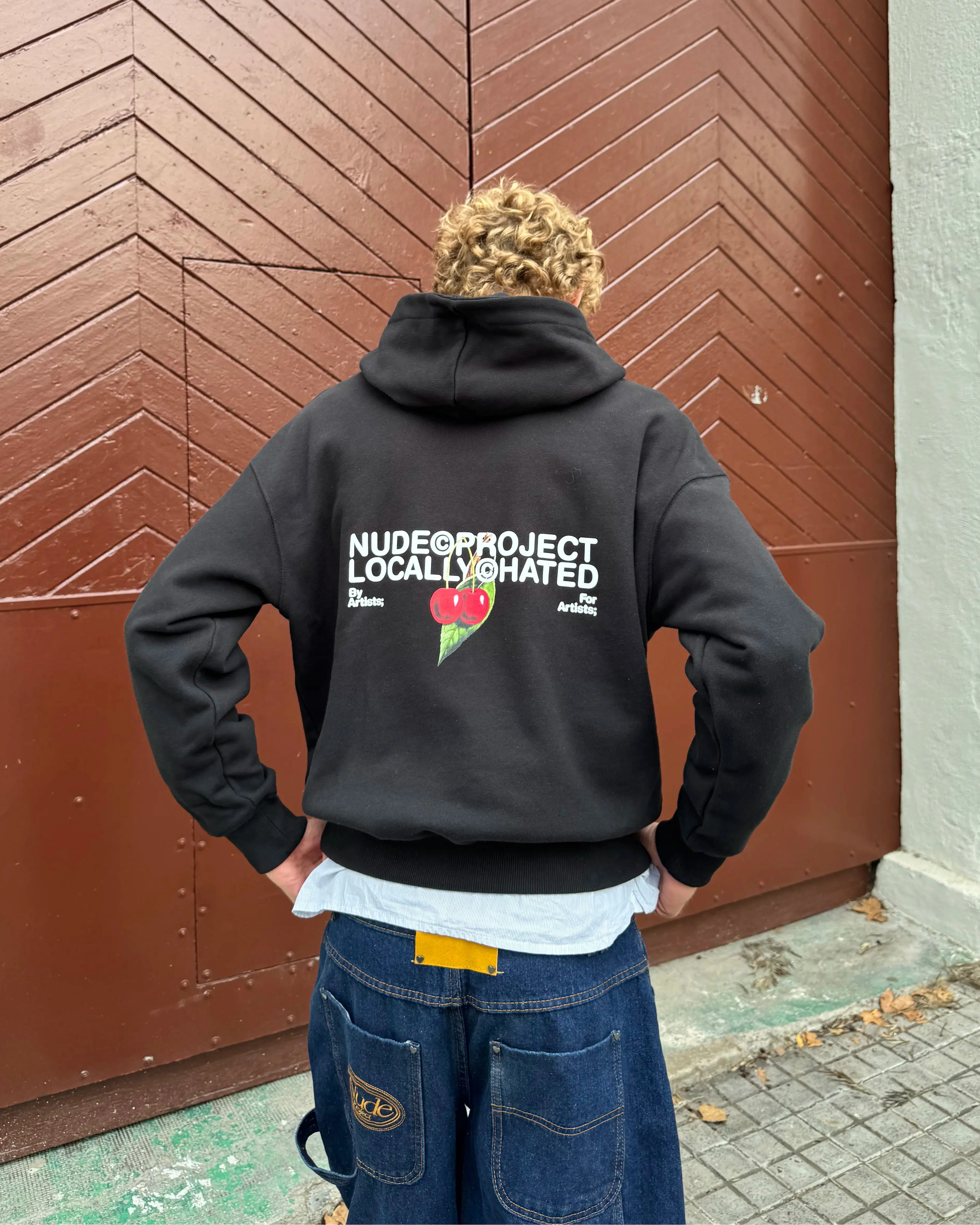 Locally Hated Cherry Hoodie Black