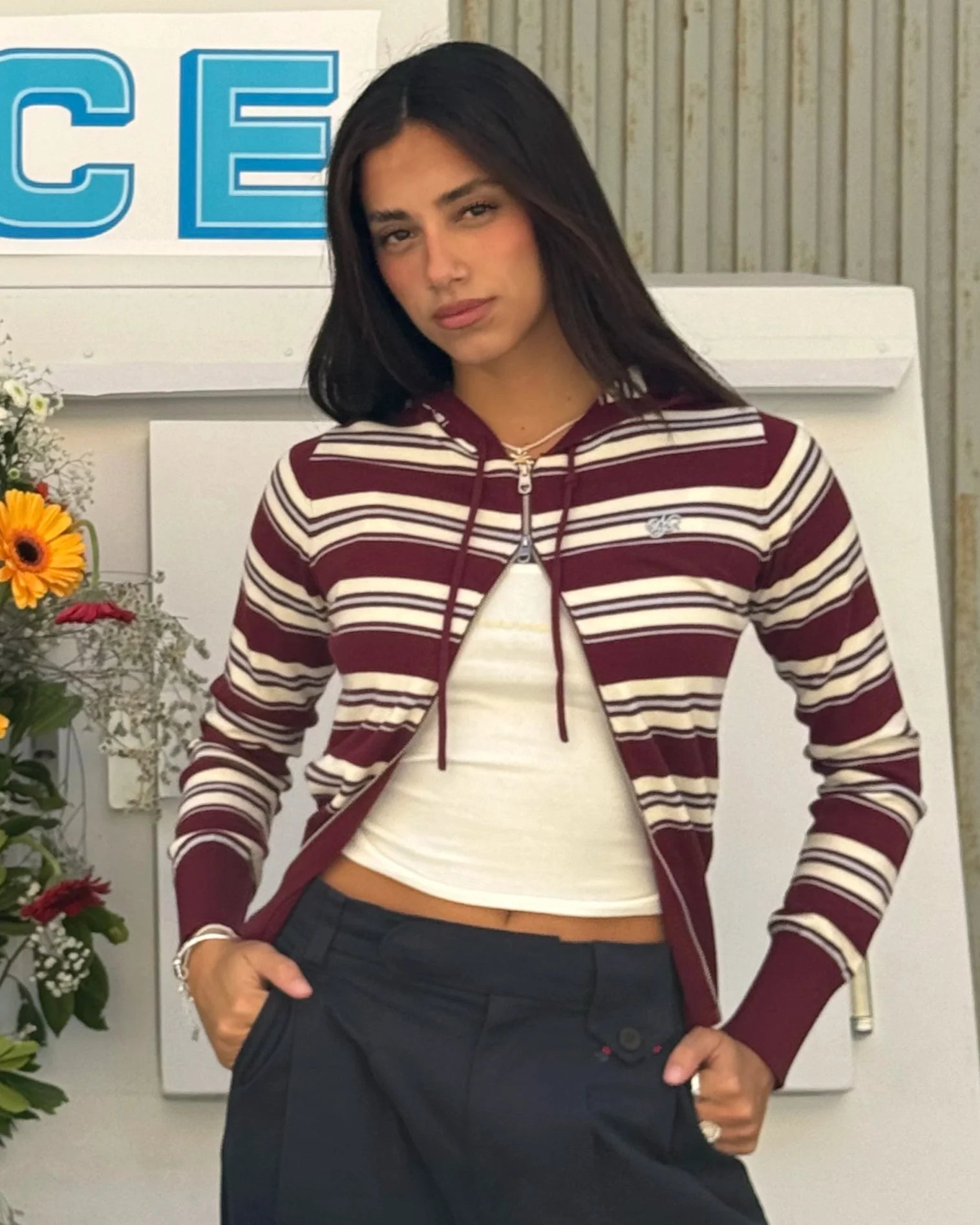 Cárdigan Con Cremallera Bulldog Cárdigan