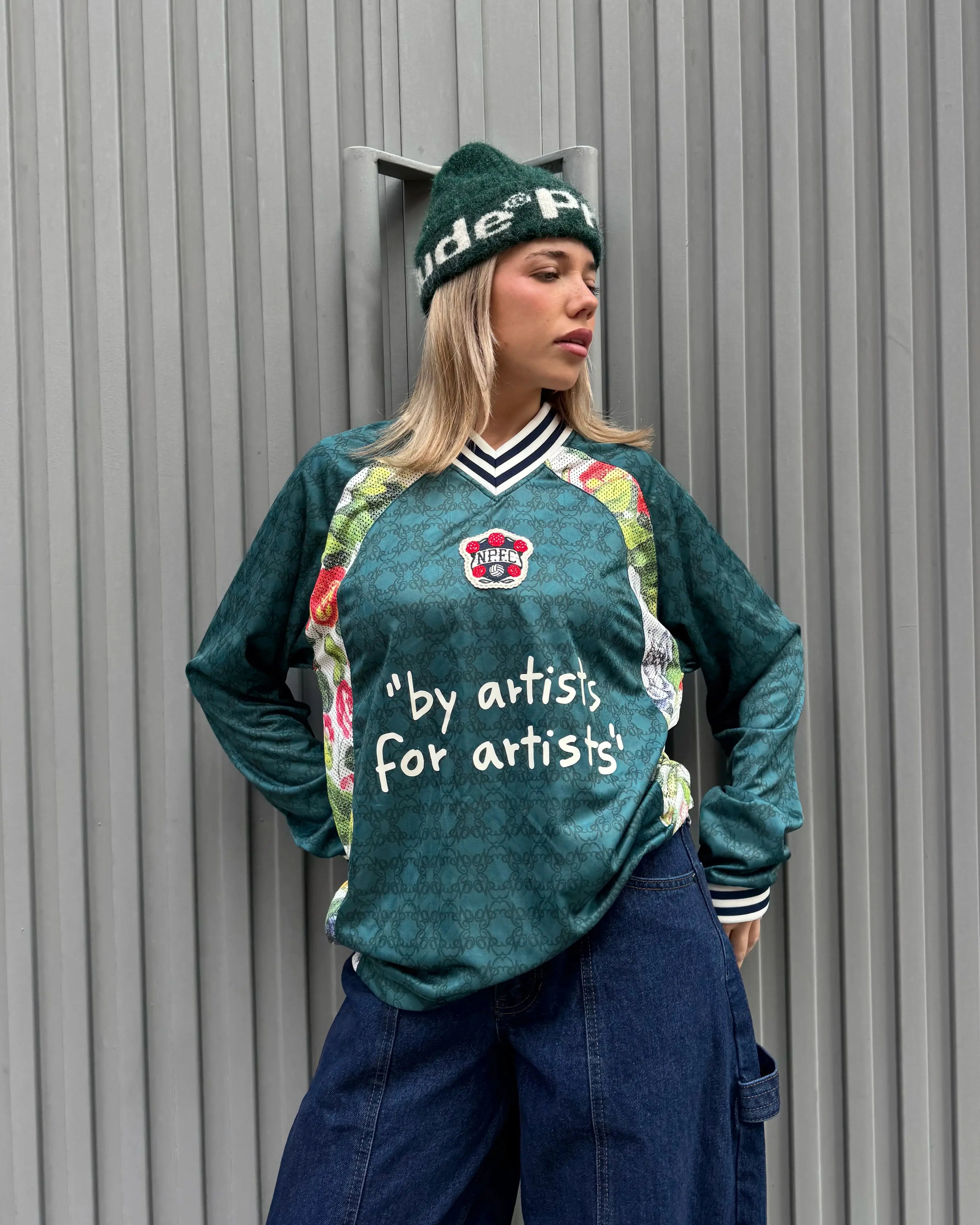 Blaze Football Long-Sleeve Tee Green