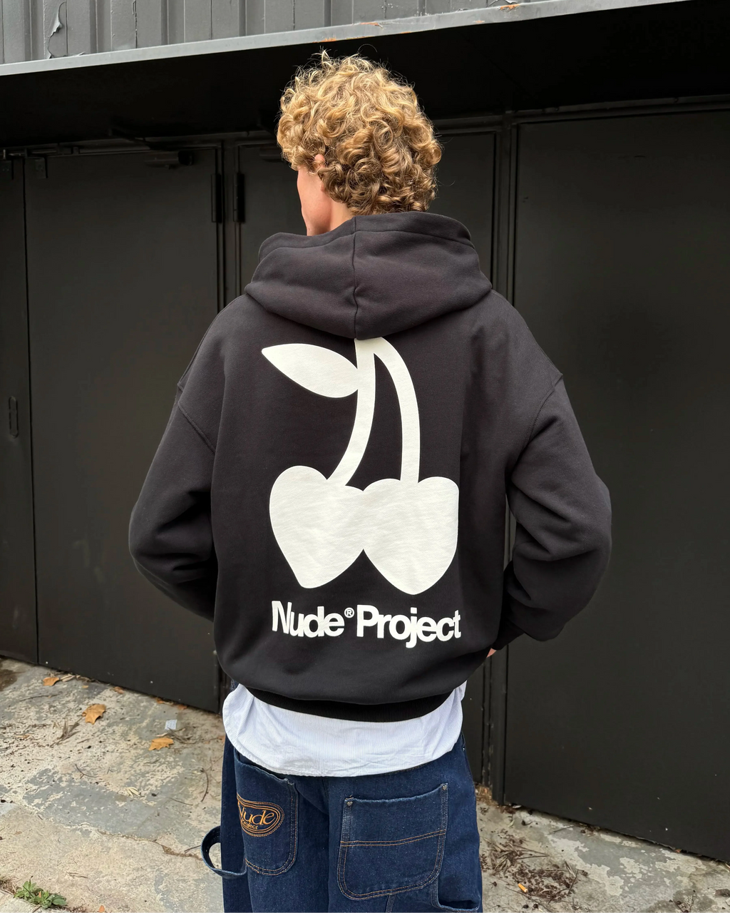 Cherry Logo Hoodie Black