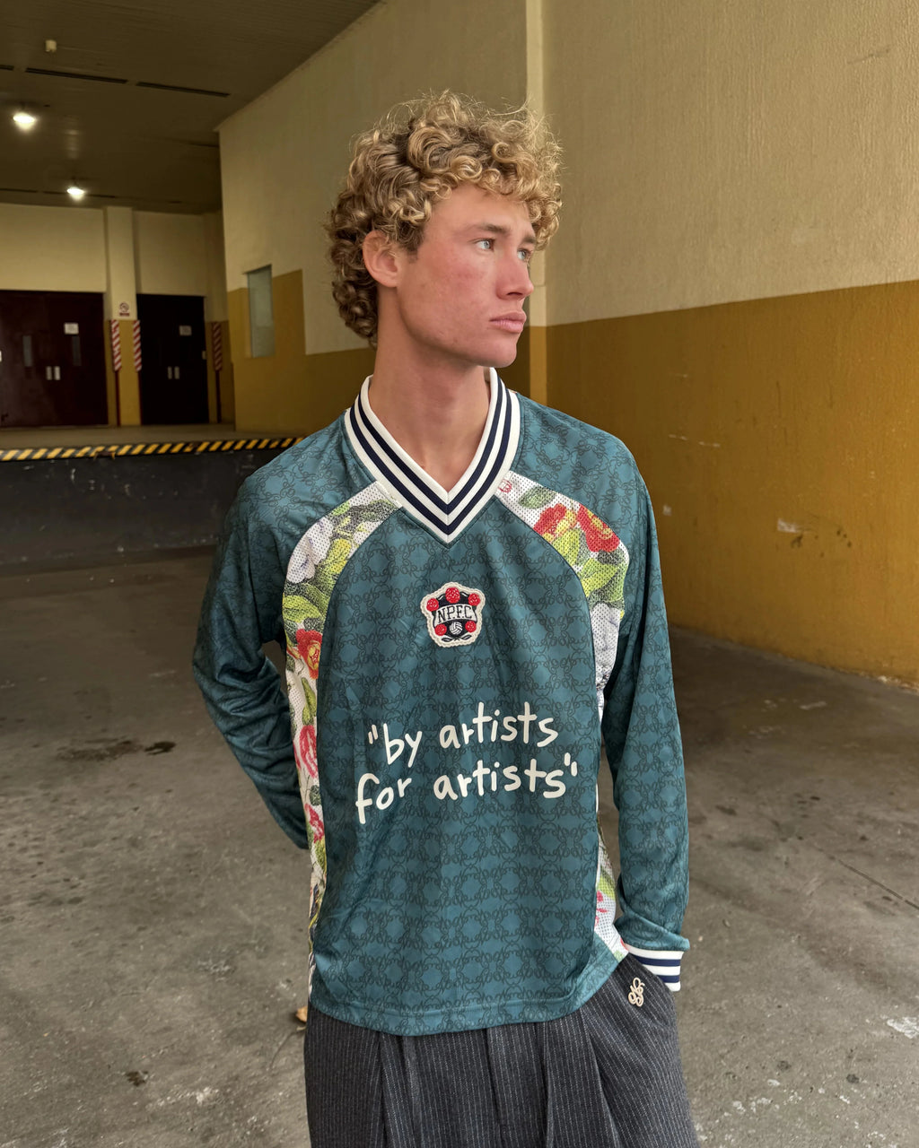 Blaze Football Long-Sleeve Tee Green