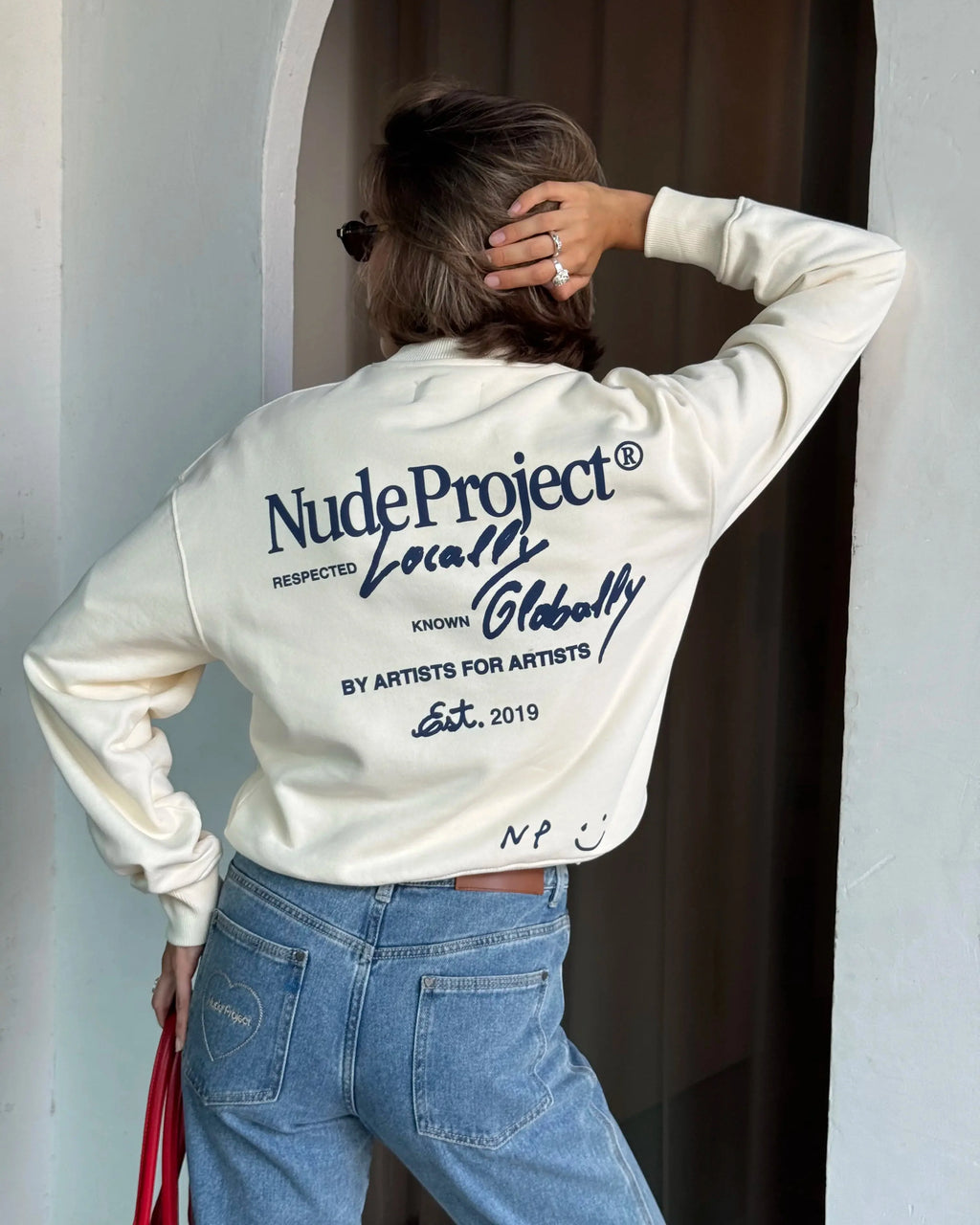 Global Soon Sweatshirt Marshmallow