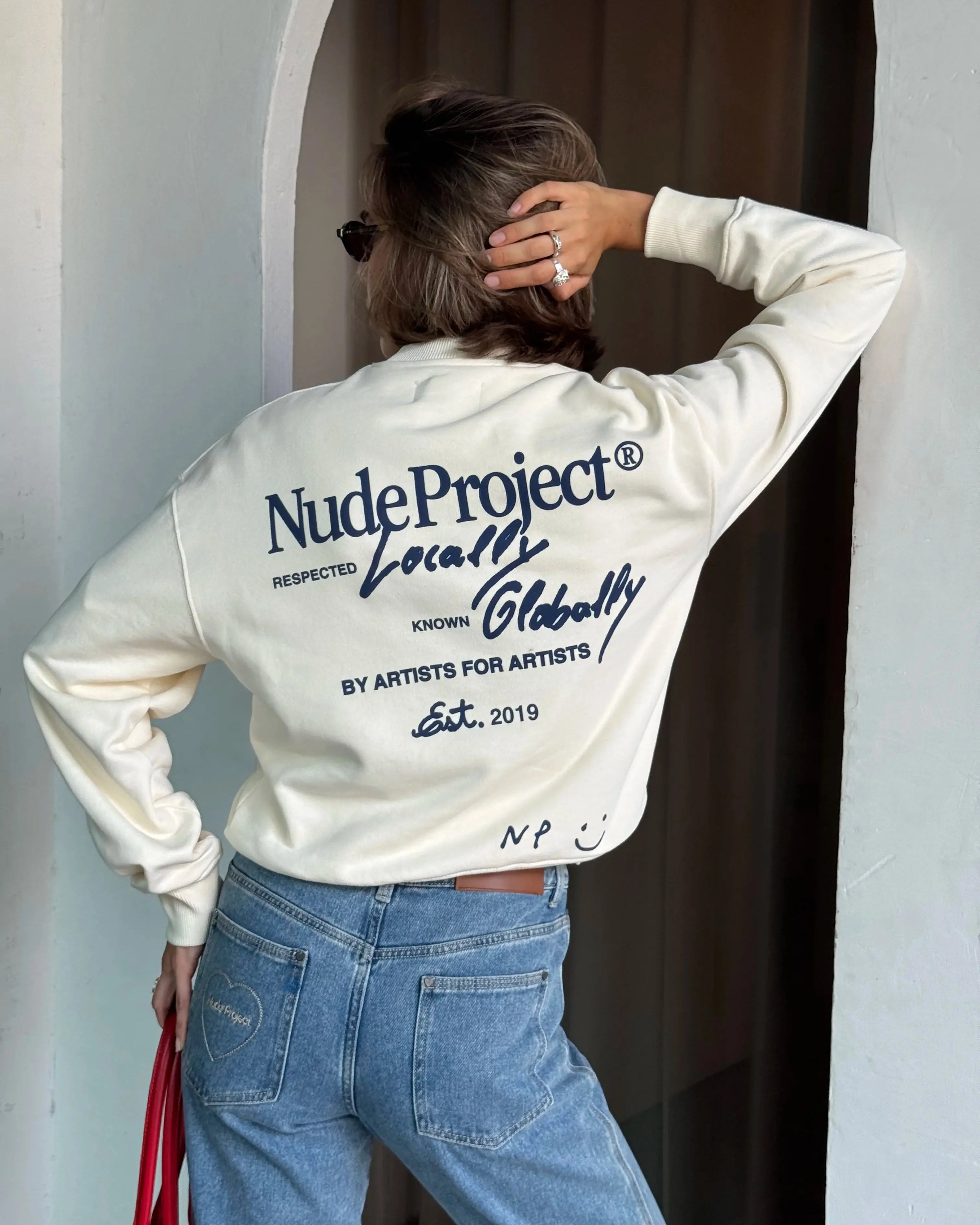 Global Soon Sweatshirt Marshmallow