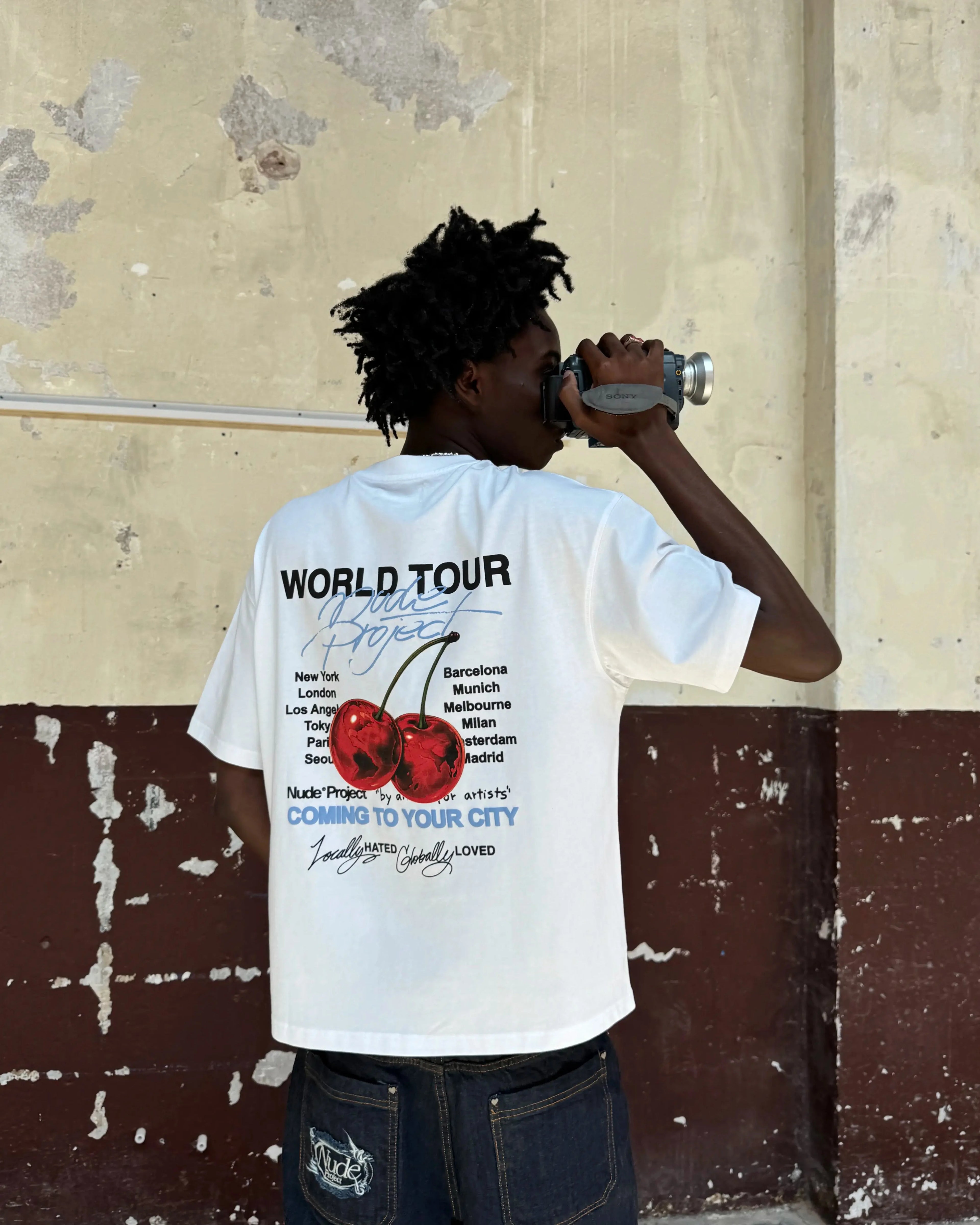 Camiseta Nude Tour Blanca