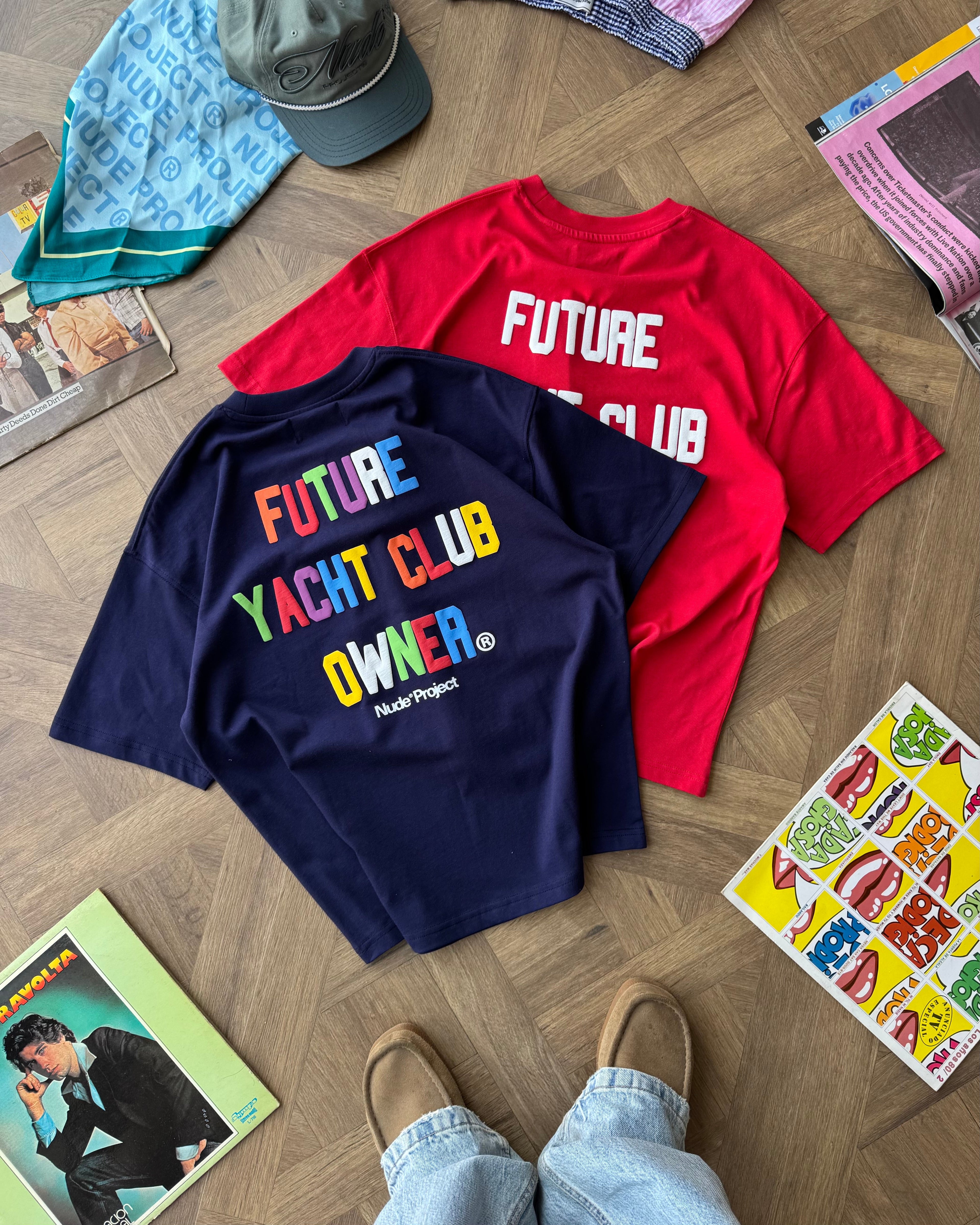 Camiseta Yate Azul Marino