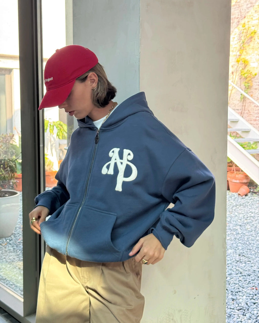 Kill Bill Zip-Up Hoodie Indigo