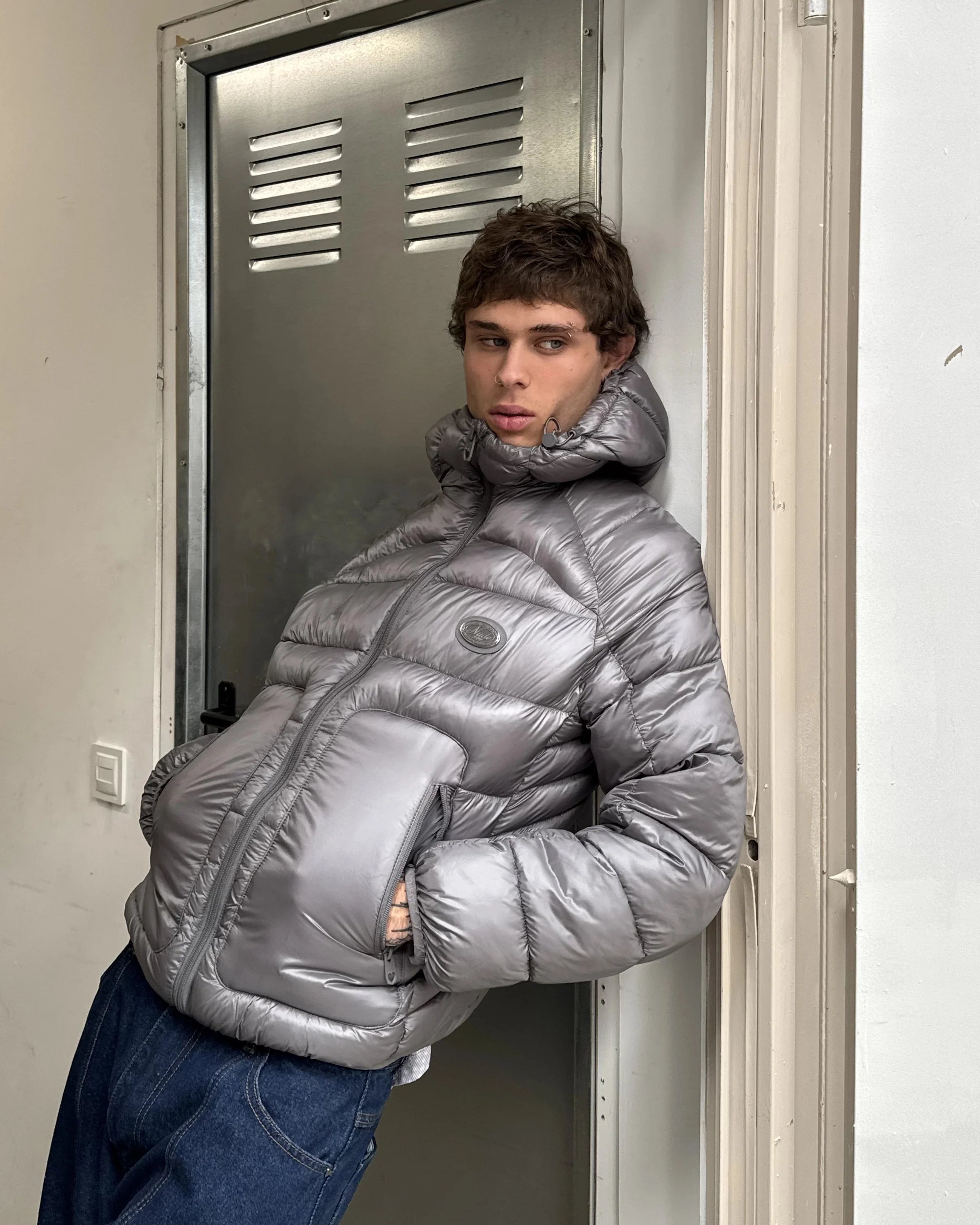 Iconic Puffer Jacket Grey