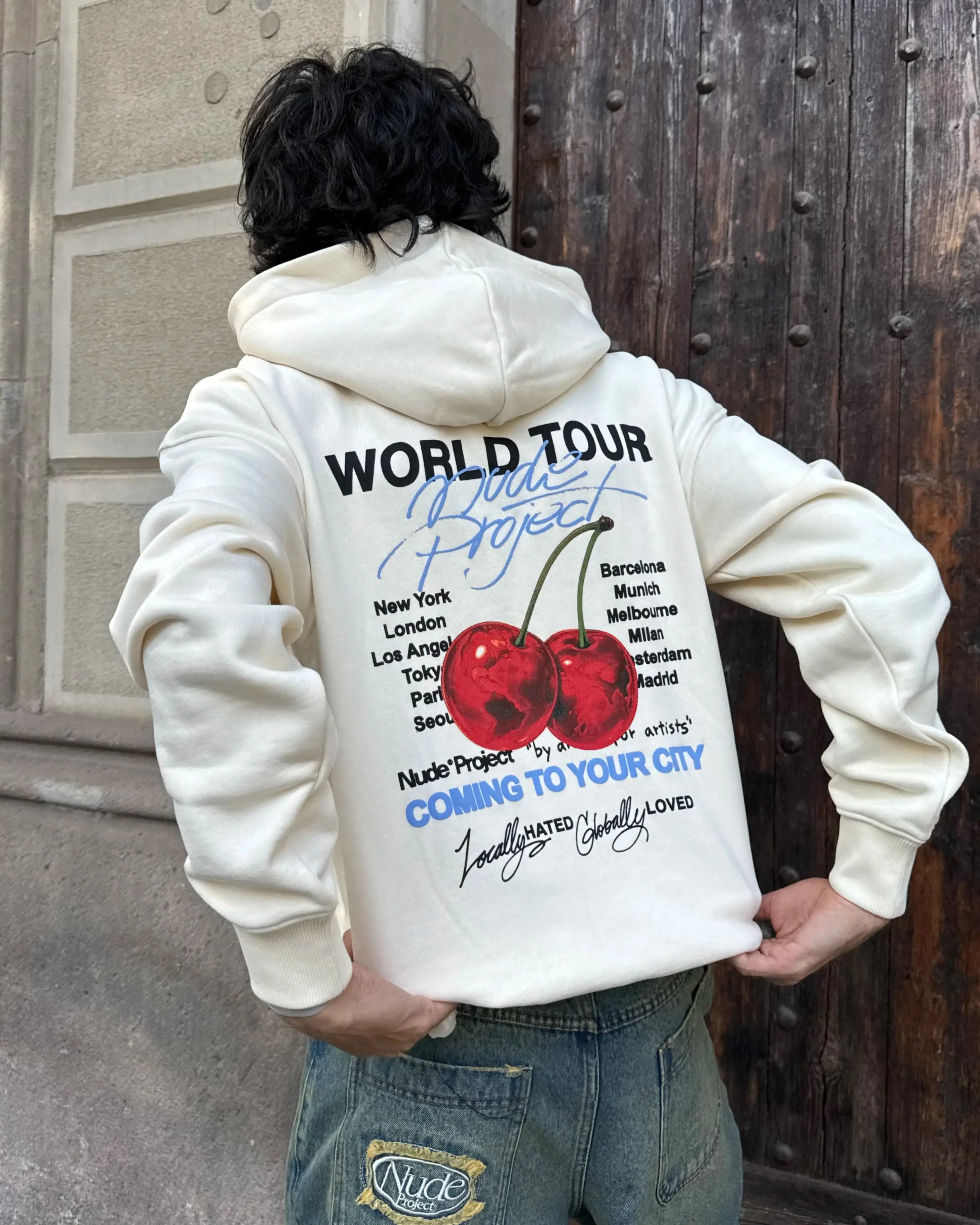 Sudadera Nude Tour Blanco Crema