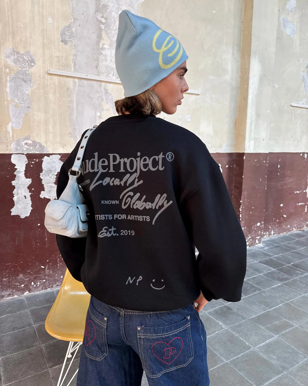 Sudadera Sin Capucha Global Soon Negro