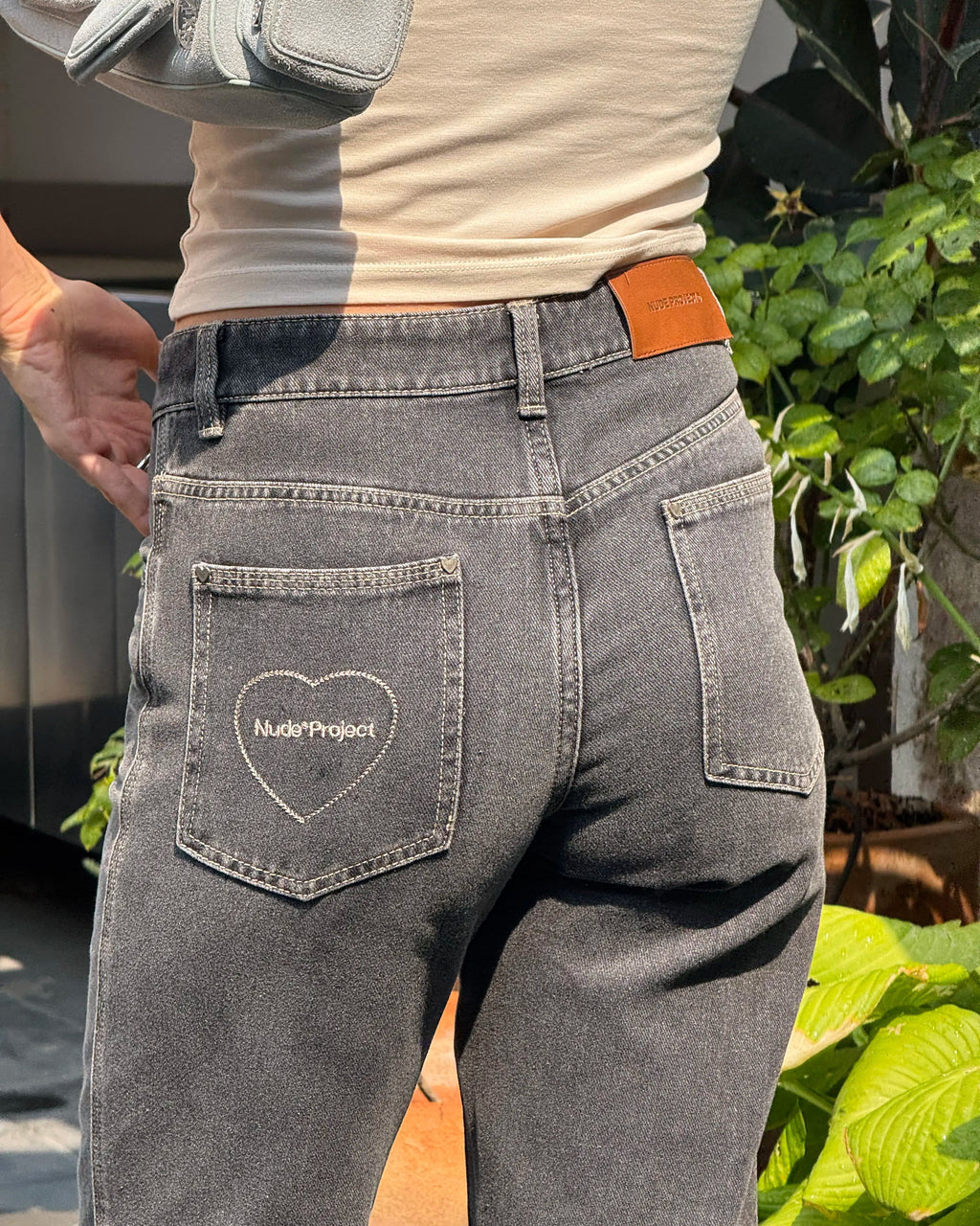 Pantalón Vaquero Straight Negro