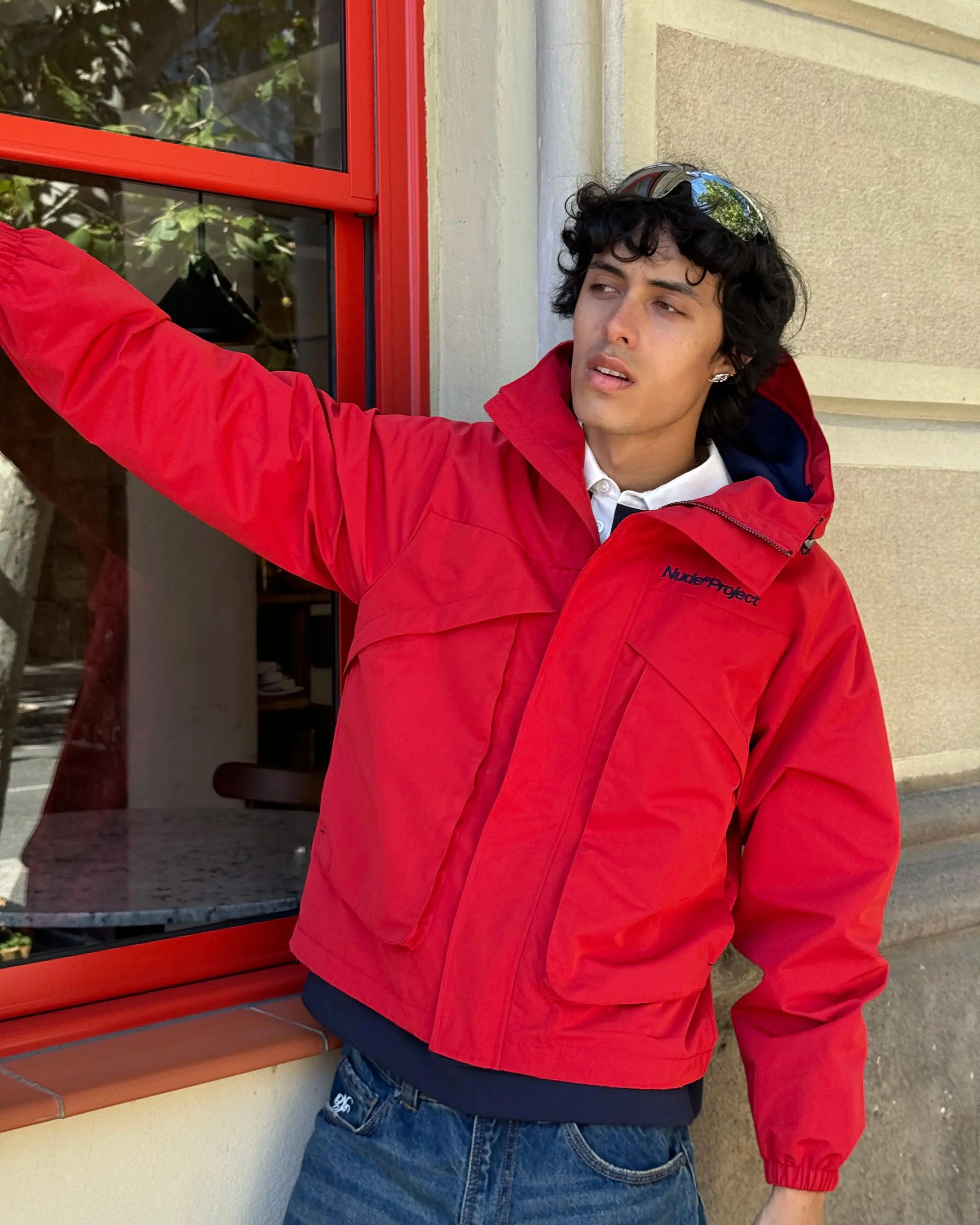 Milestones Windbreaker Jacket Red